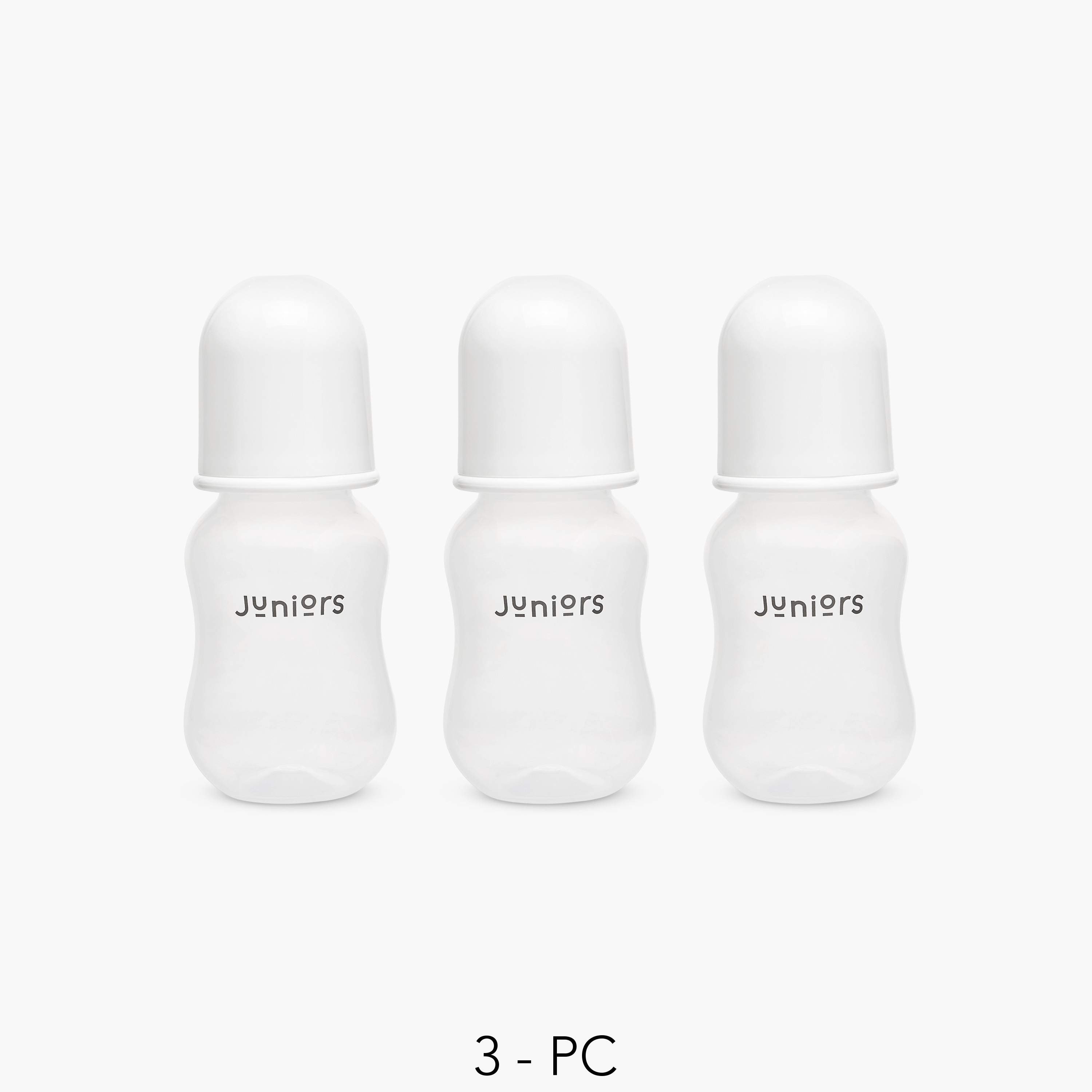 Pack of 3 Juniors Feeding Bottle with Dual Anti-Colic Valve, 125 ml-baby-feeding-feedingbottles-bottlesandteats-image-1