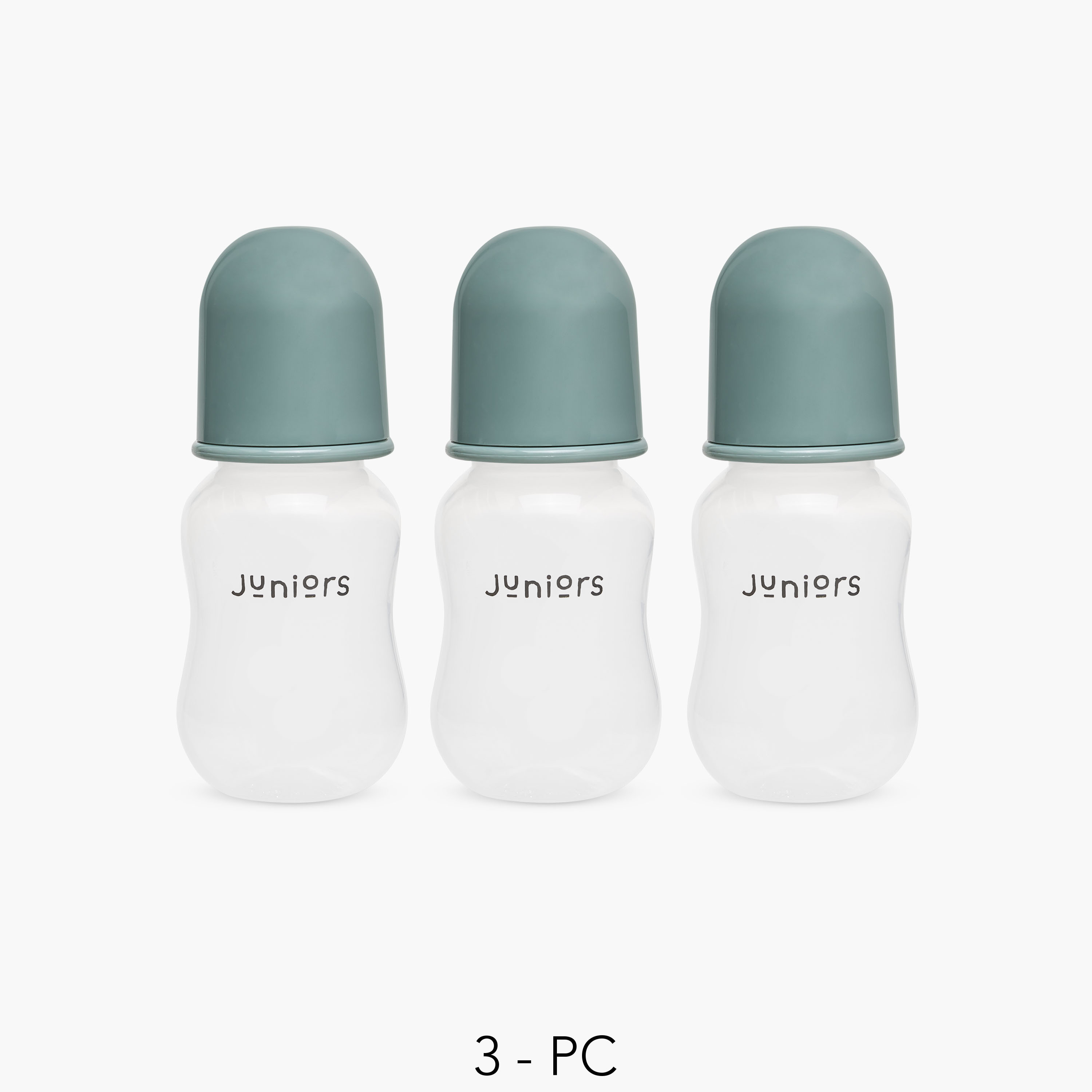 Pack of 3 Juniors Feeding Bottle with Dual Anti-Colic Valve, 125 ml-baby-feeding-feedingbottles-bottlesandteats-image-1