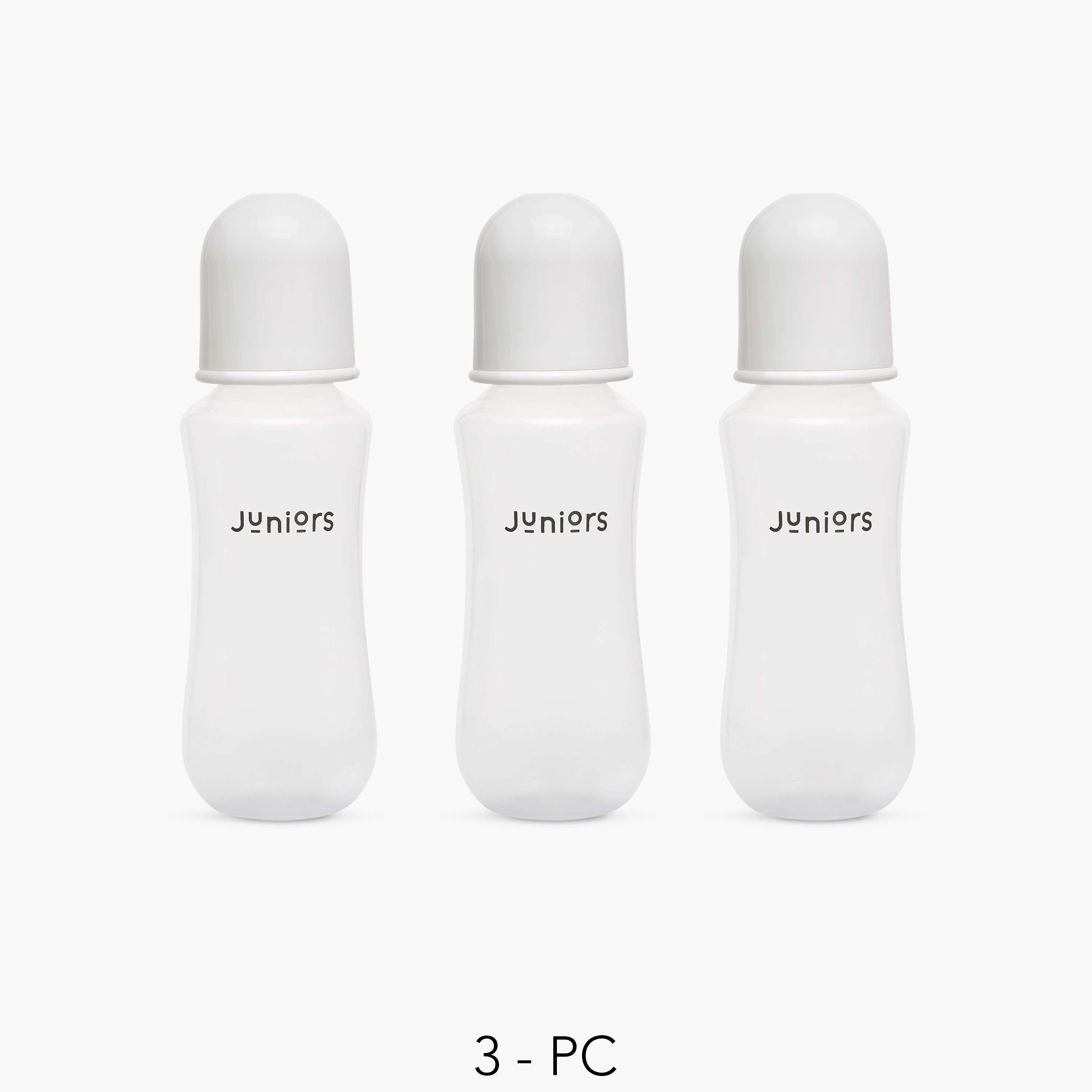 Pack of 3 Juniors Feeding Bottle with Dual Anti-Colic Valve, 250 ml-baby-feeding-feedingbottles-bottlesandteats-image-1