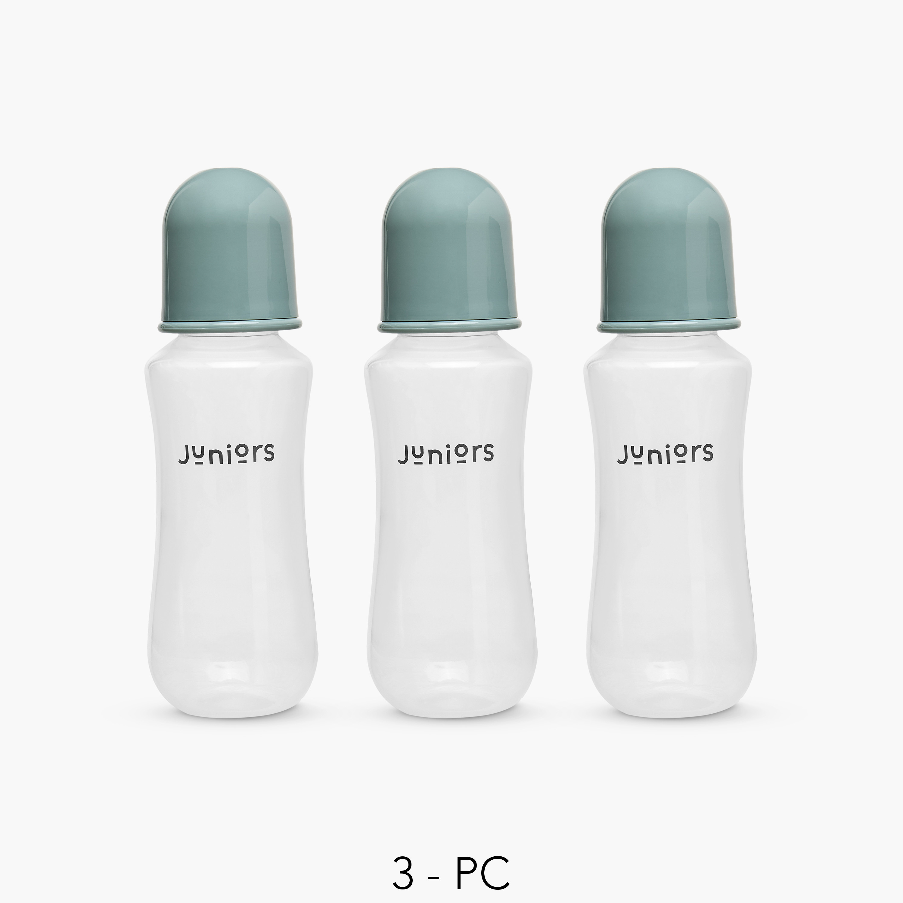 Pack of 3 Juniors Feeding Bottle with Dual Anti-Colic Valve, 250 ml-baby-feeding-feedingbottles-bottlesandteats-image-1