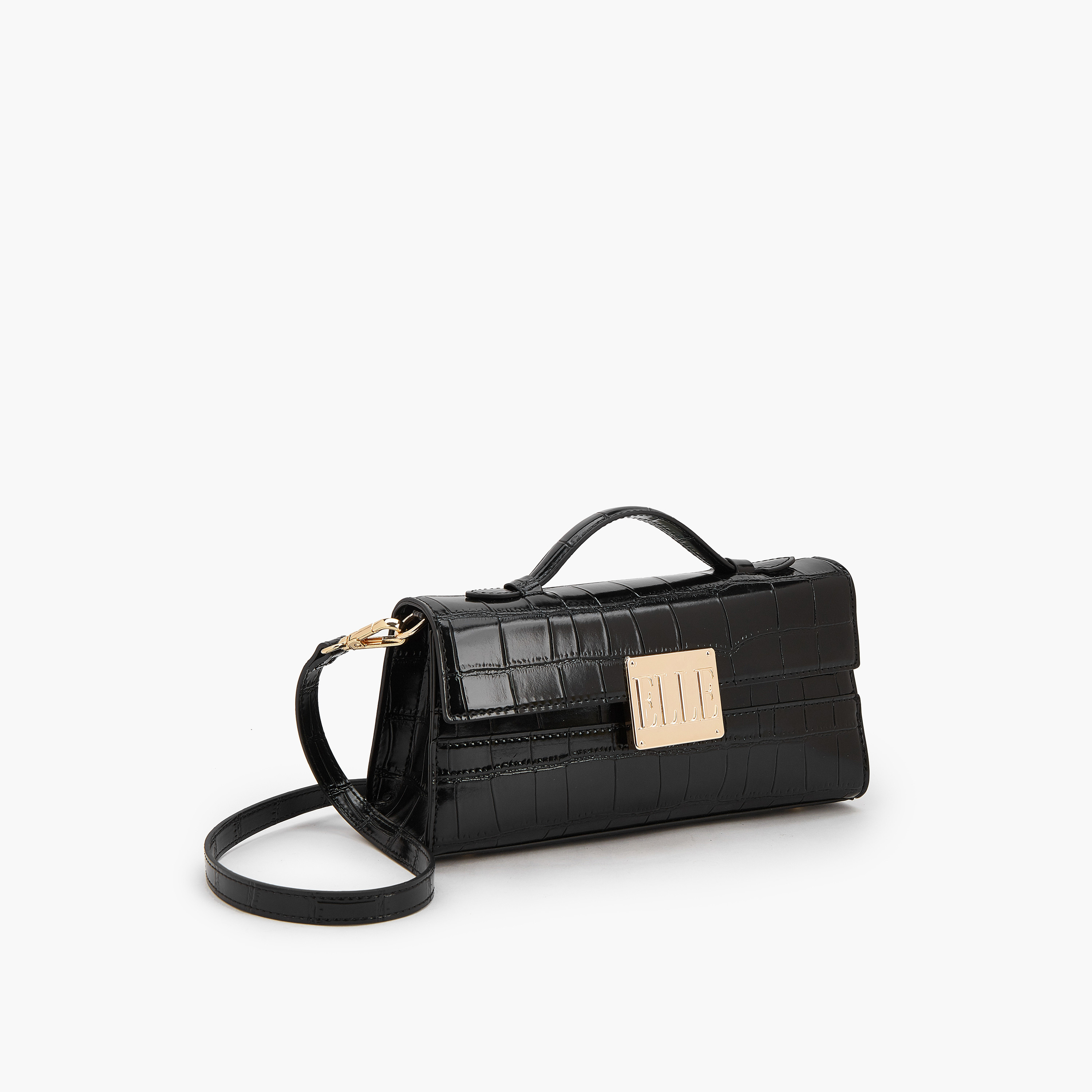 شنطة كروس بودي بارزة الملمس بحزام قابل للفصل من إيل-women-bagsandwallets-handbags-image-2