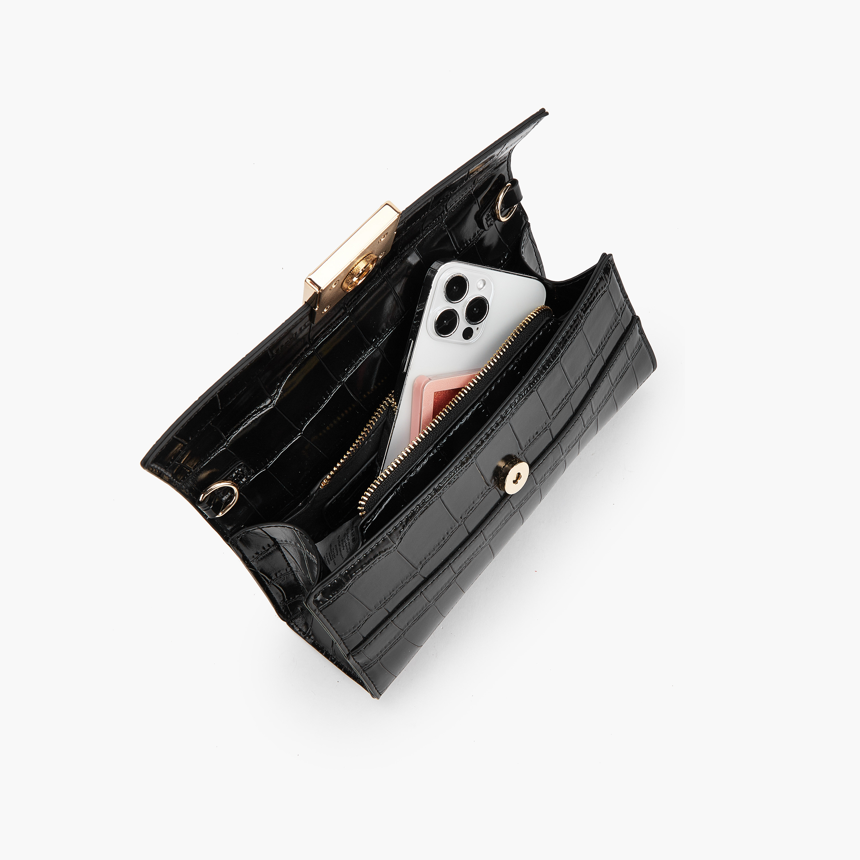 شنطة كروس بودي بارزة الملمس بحزام قابل للفصل من إيل-women-bagsandwallets-handbags-image-7