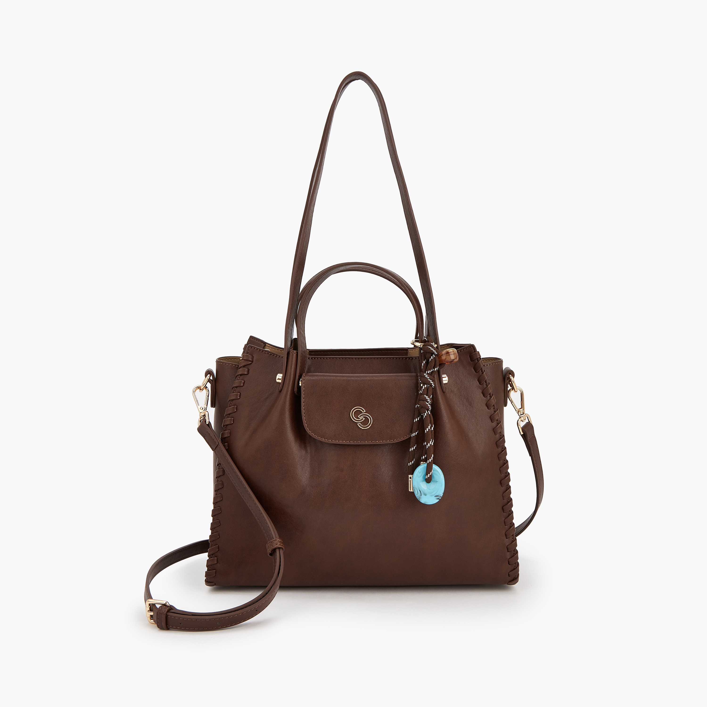 شنطة توتي سادة بحزام قابل للفصل من سيليست-women-bagsandwallets-handbags-image-1