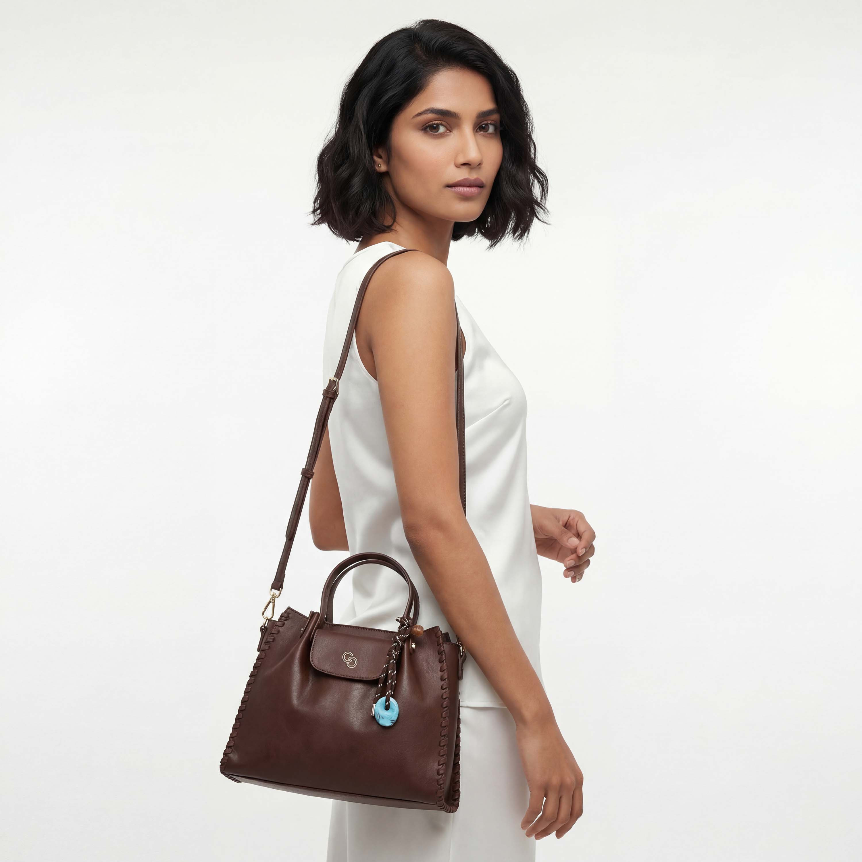شنطة توتي سادة بحزام قابل للفصل من سيليست-women-bagsandwallets-handbags-image-2