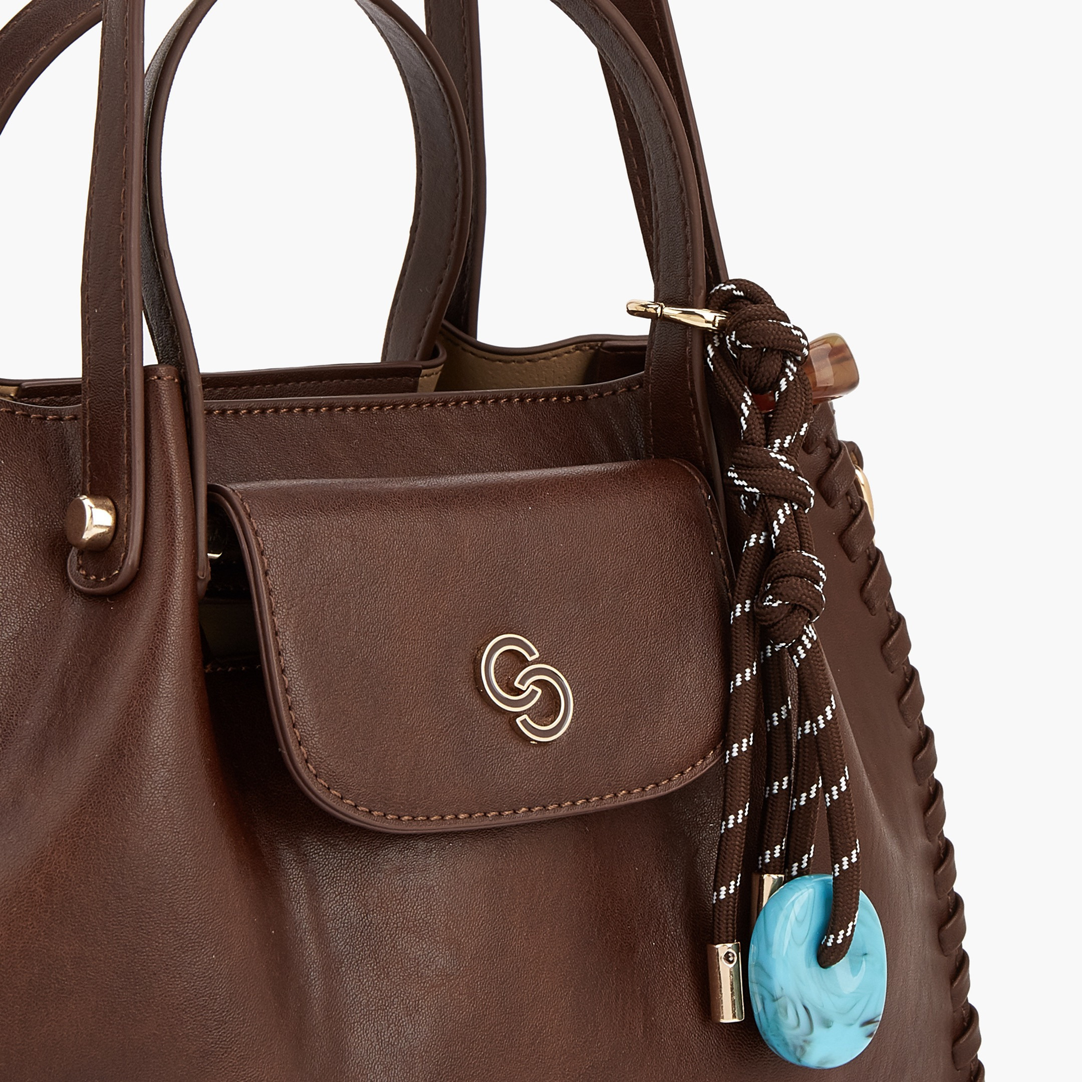 شنطة توتي سادة بحزام قابل للفصل من سيليست-women-bagsandwallets-handbags-image-6