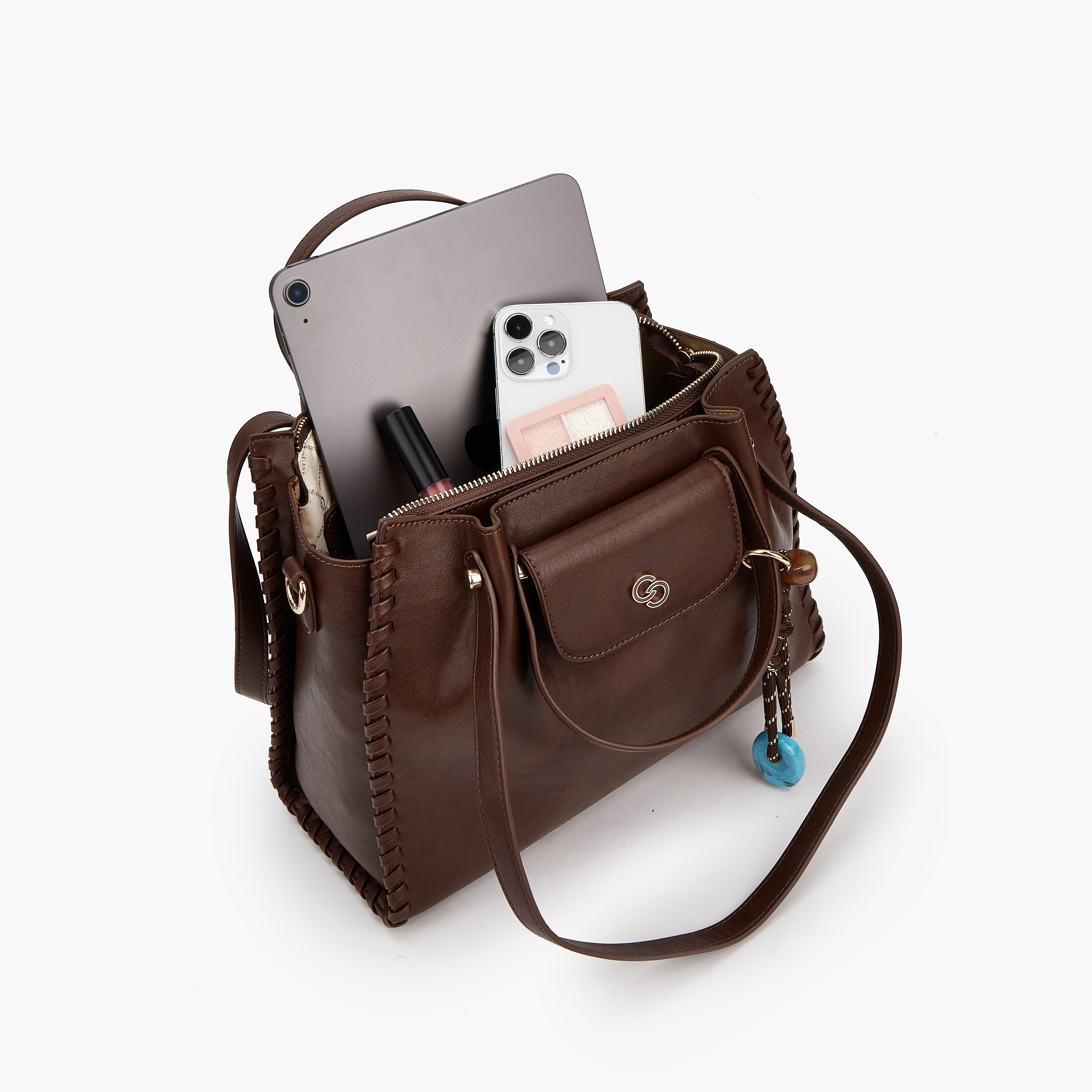 شنطة توتي سادة بحزام قابل للفصل من سيليست-women-bagsandwallets-handbags-image-8