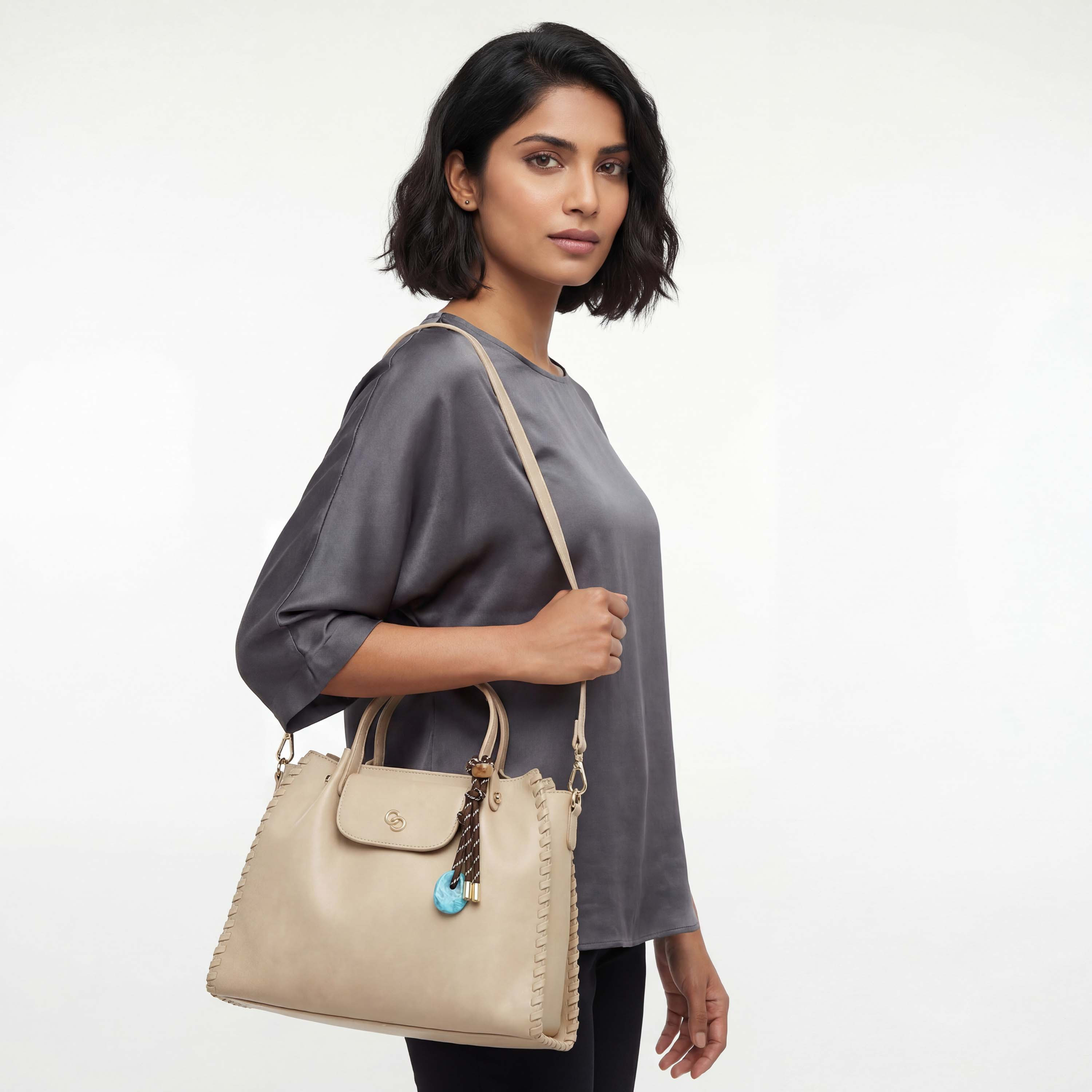 Celeste Solid Tote Bag with Detachable Strap-women-bagsandwallets-handbags-image-2