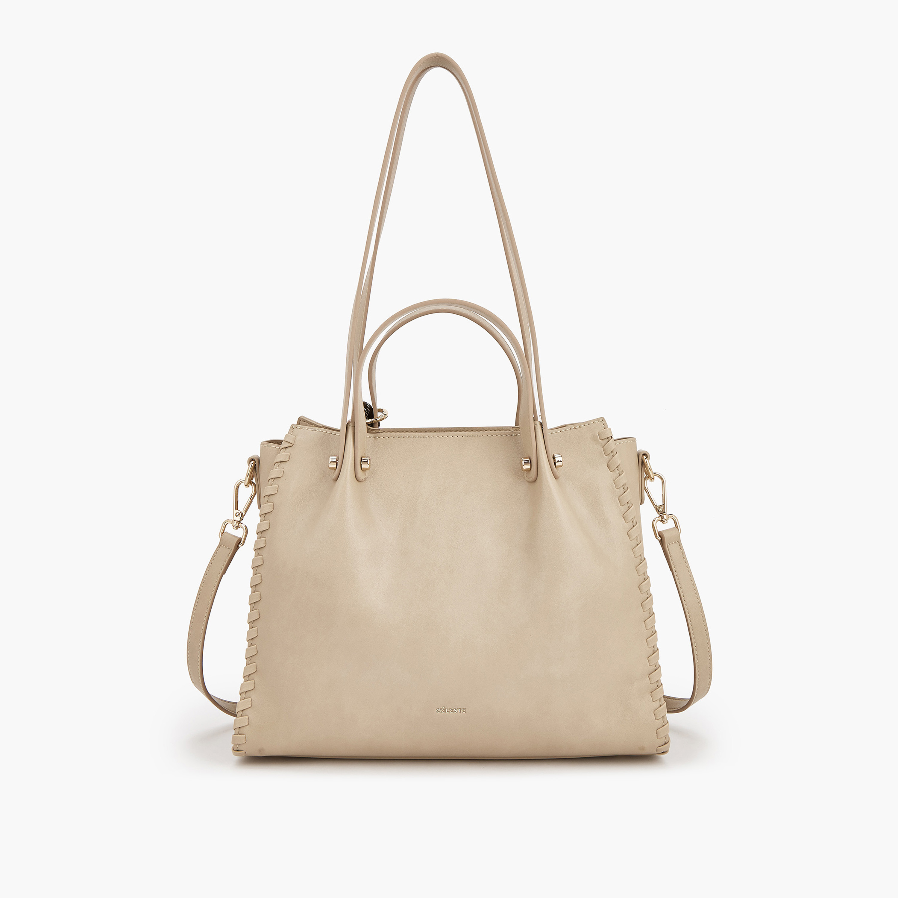 Celeste Solid Tote Bag with Detachable Strap-women-bagsandwallets-handbags-image-5