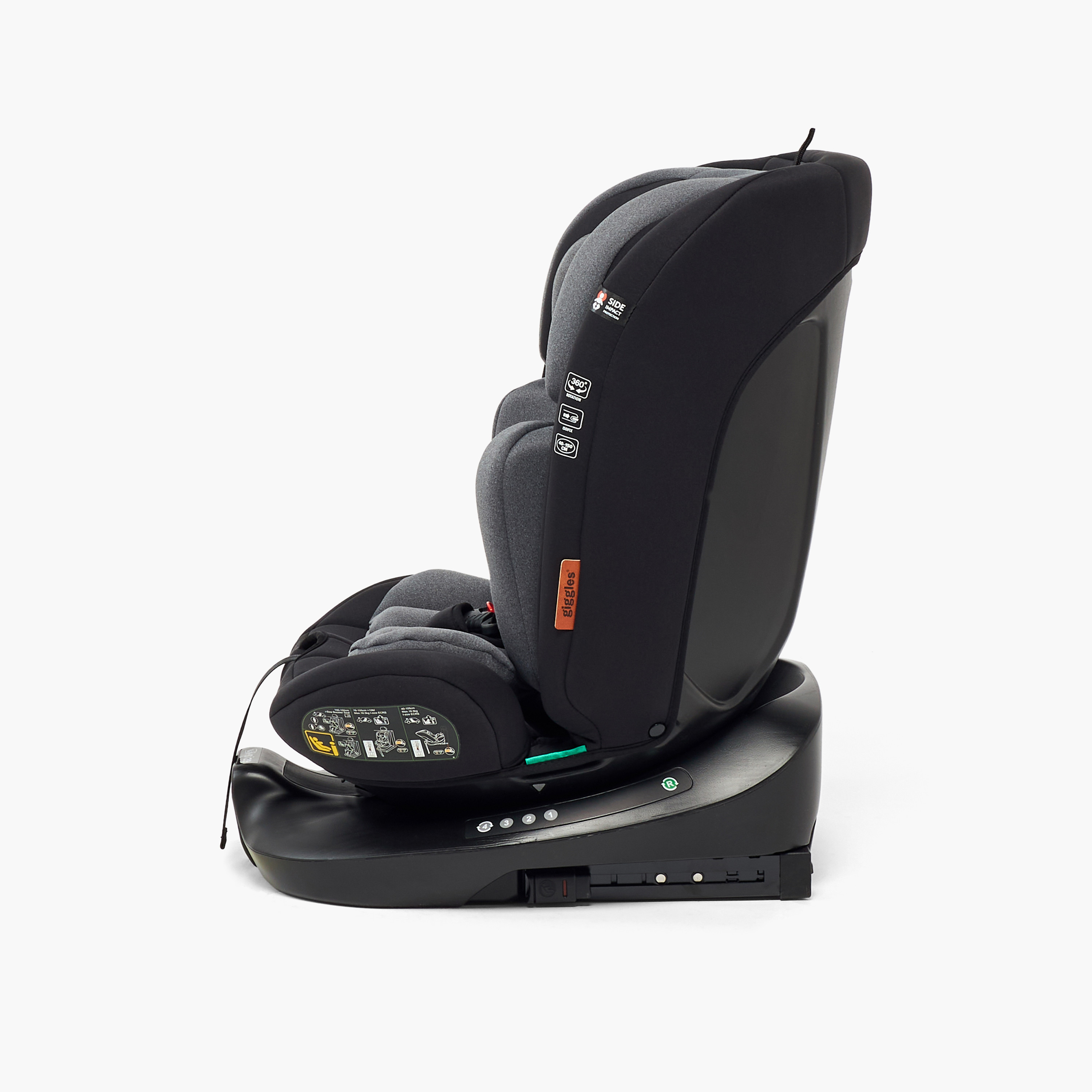 Giggles Navi Car Seat with 5-Point Safety Harness, Side Impact Protection and ISOFIX-baby-gear-carseats-image-3