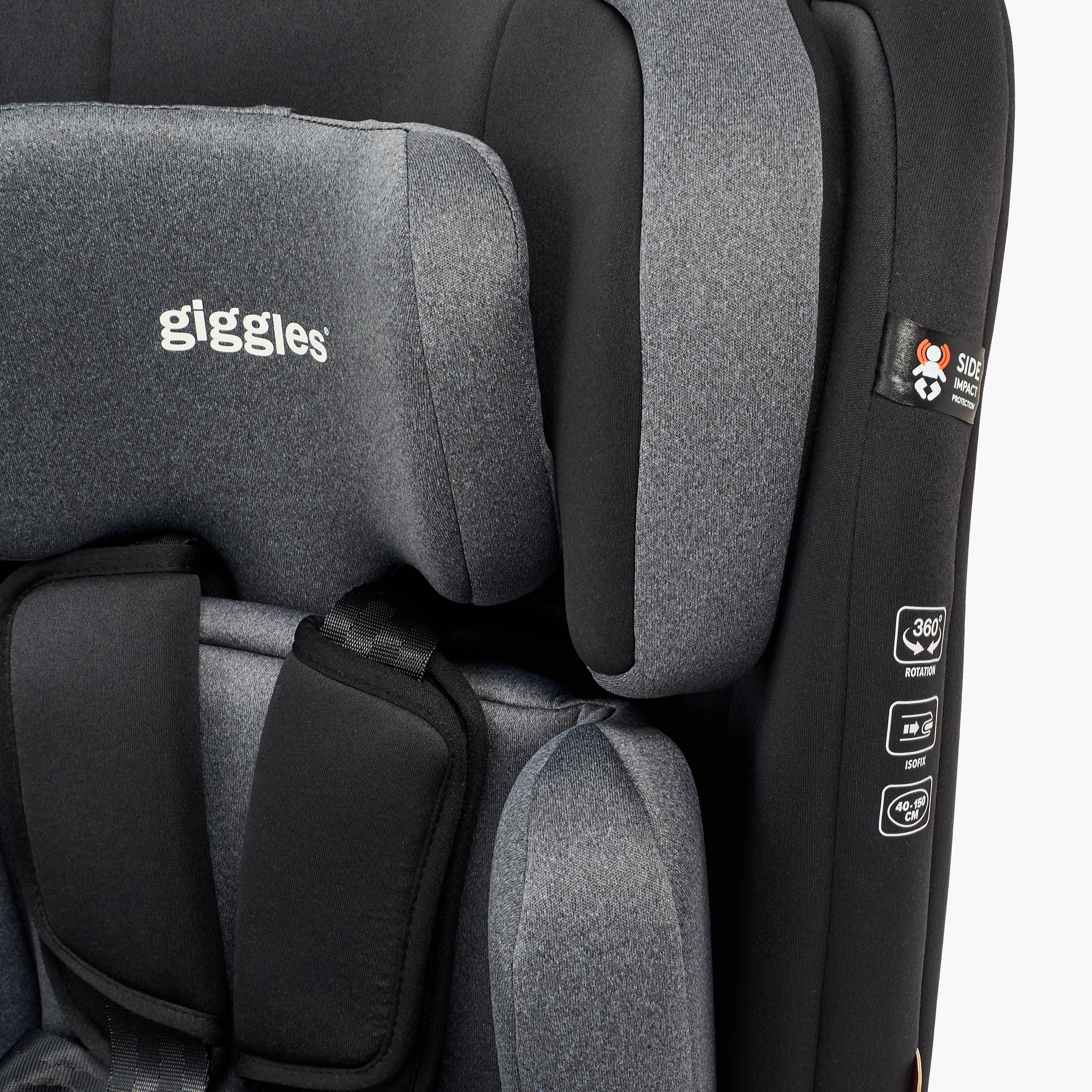 Giggles Navi Car Seat with 5-Point Safety Harness, Side Impact Protection and ISOFIX-baby-gear-carseats-image-24