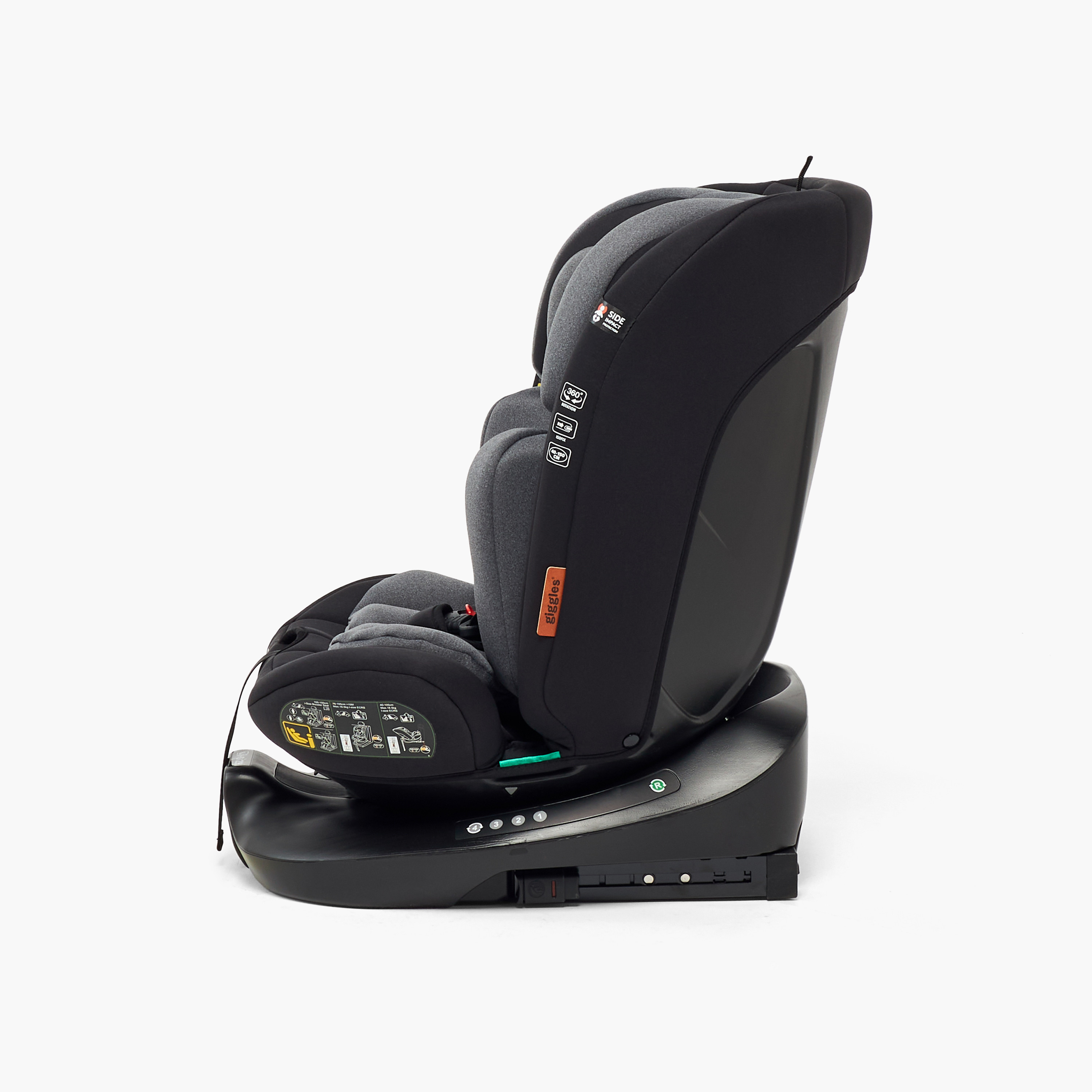 Giggles Navi Car Seat with 5-Point Safety Harness, Side Impact Protection and ISOFIX-baby-gear-carseats-image-4