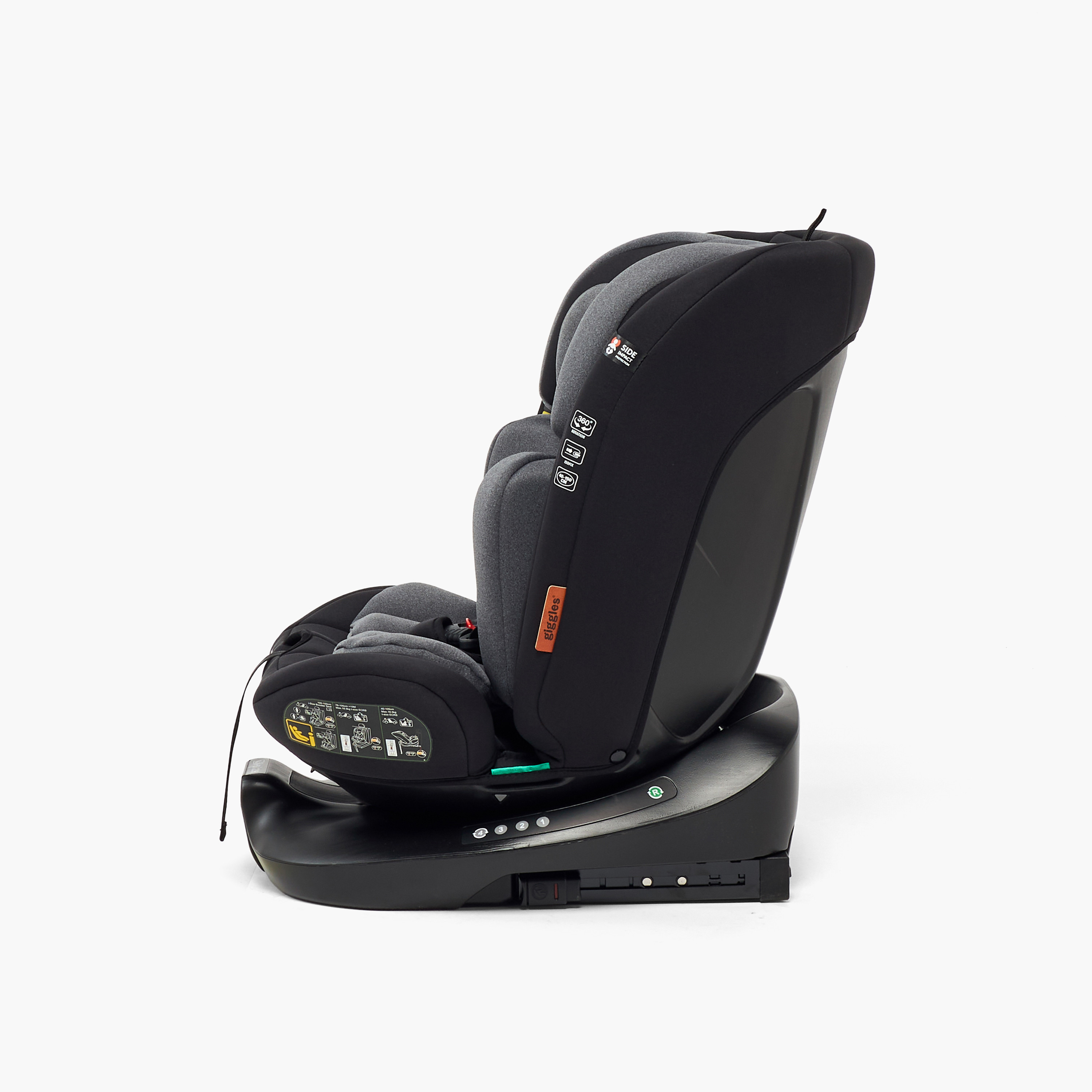 Giggles Navi Car Seat with 5-Point Safety Harness, Side Impact Protection and ISOFIX-baby-gear-carseats-image-5