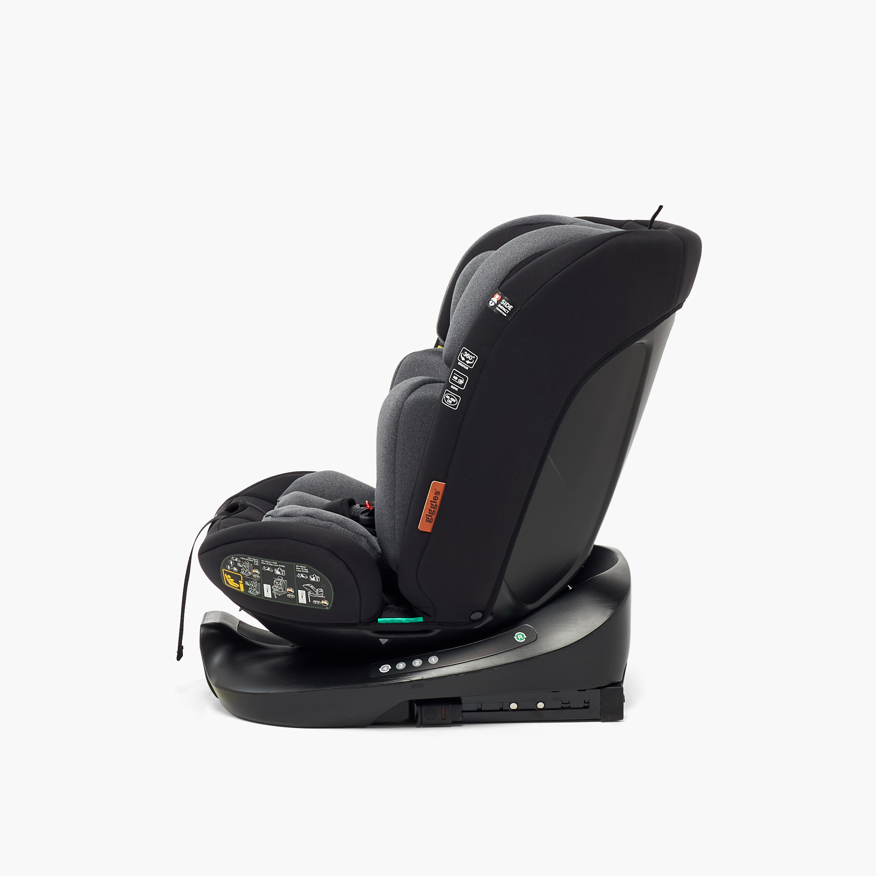 Giggles Navi Car Seat with 5-Point Safety Harness, Side Impact Protection and ISOFIX-baby-gear-carseats-image-6