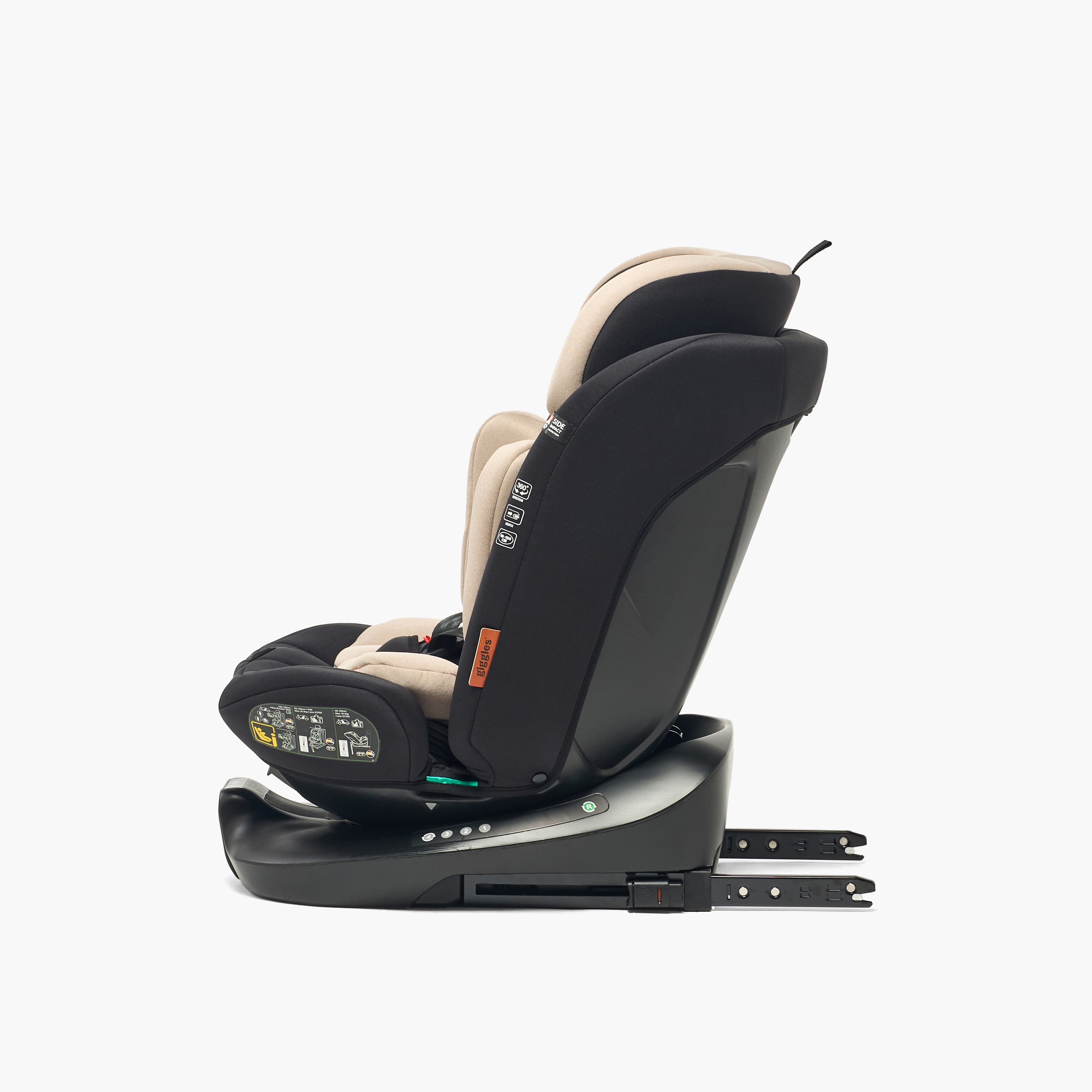Giggles Navi Car Seat with 5-Point Safety Harness, Side Impact Protection and ISOFIX-baby-gear-carseats-image-13