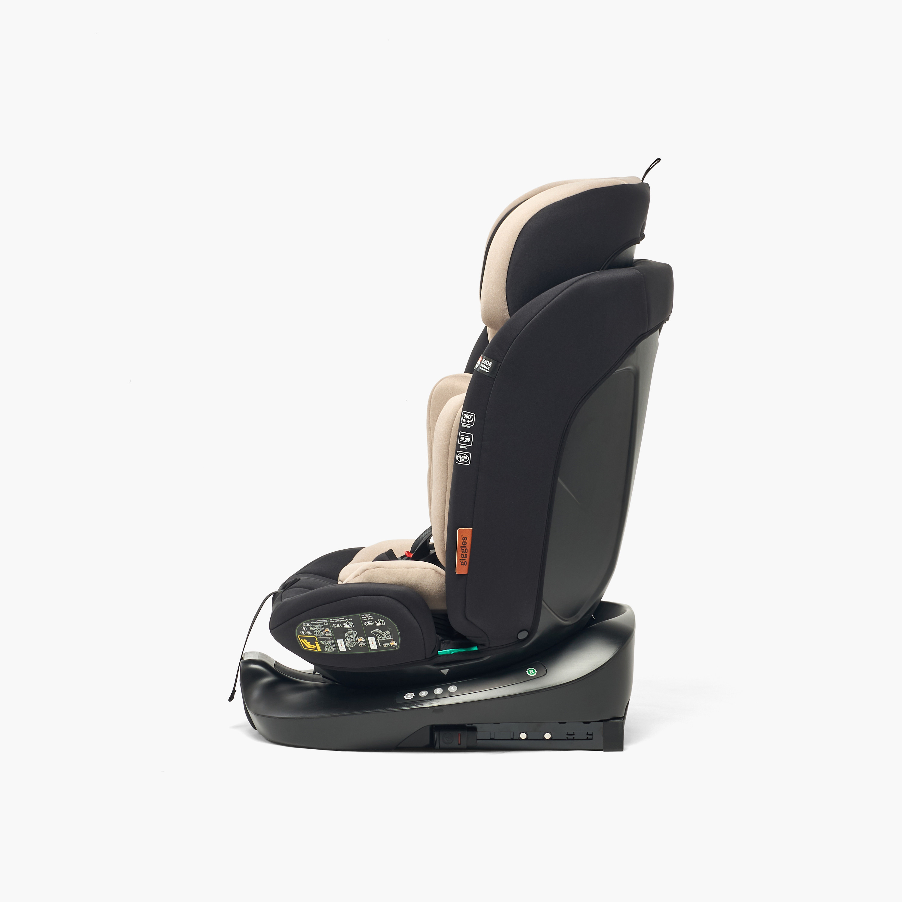 Giggles Navi Car Seat with 5-Point Safety Harness, Side Impact Protection and ISOFIX-baby-gear-carseats-image-3