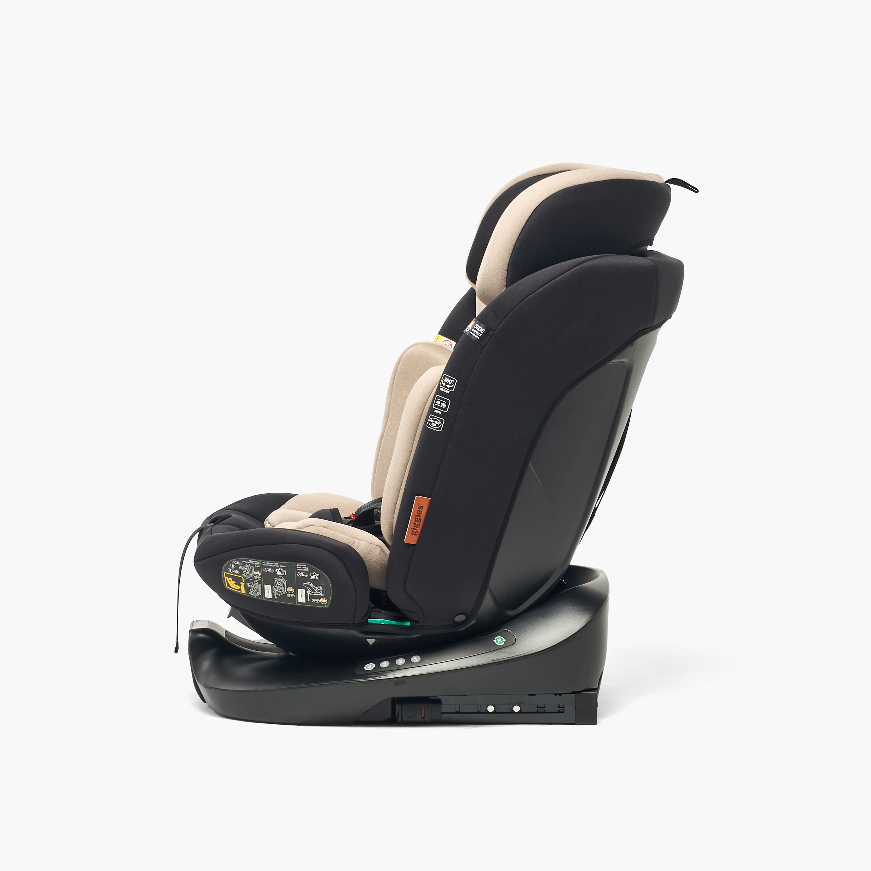 Giggles Navi Car Seat with 5-Point Safety Harness, Side Impact Protection and ISOFIX-baby-gear-carseats-image-4