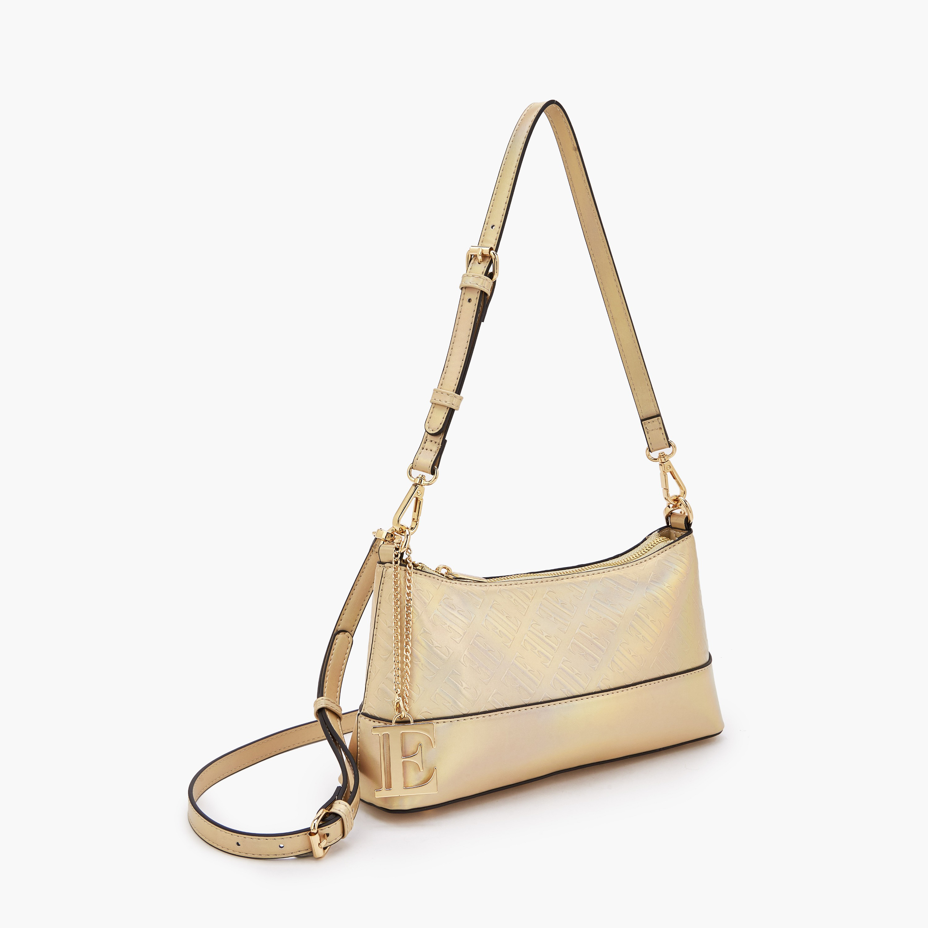 Elle Monogram Embossed Crossbody Bag with Detachable Strap-women-bagsandwallets-handbags-image-4