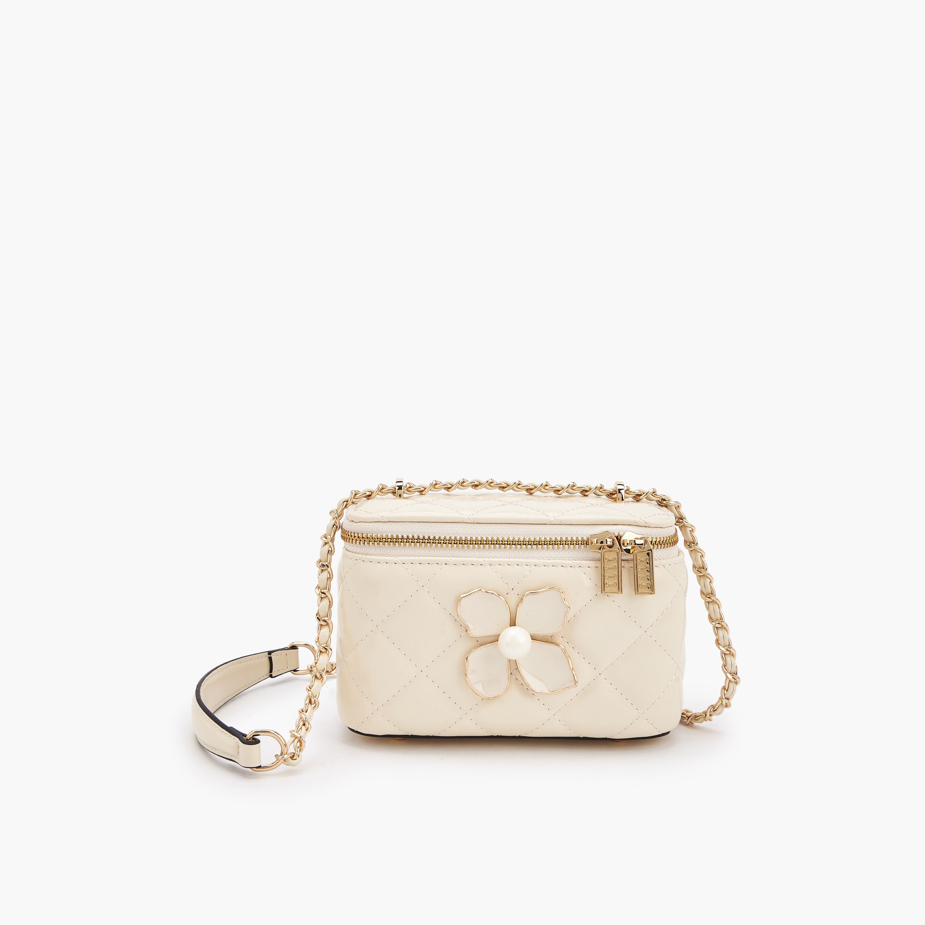 شنطة كروس بودي مبطنة بتزيينات زهرية من إيل-women-bagsandwallets-handbags-image-1