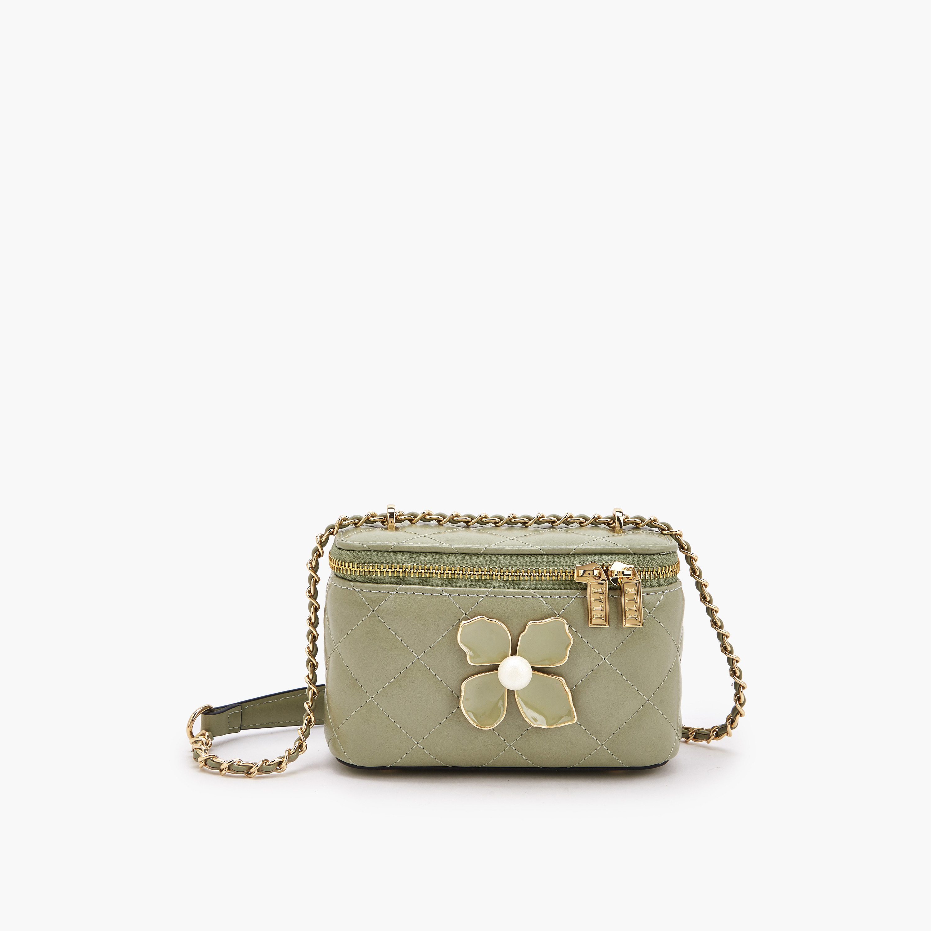 شنطة كروس بودي مبطنة بتزيينات زهرية من إيل-women-bagsandwallets-handbags-image-1