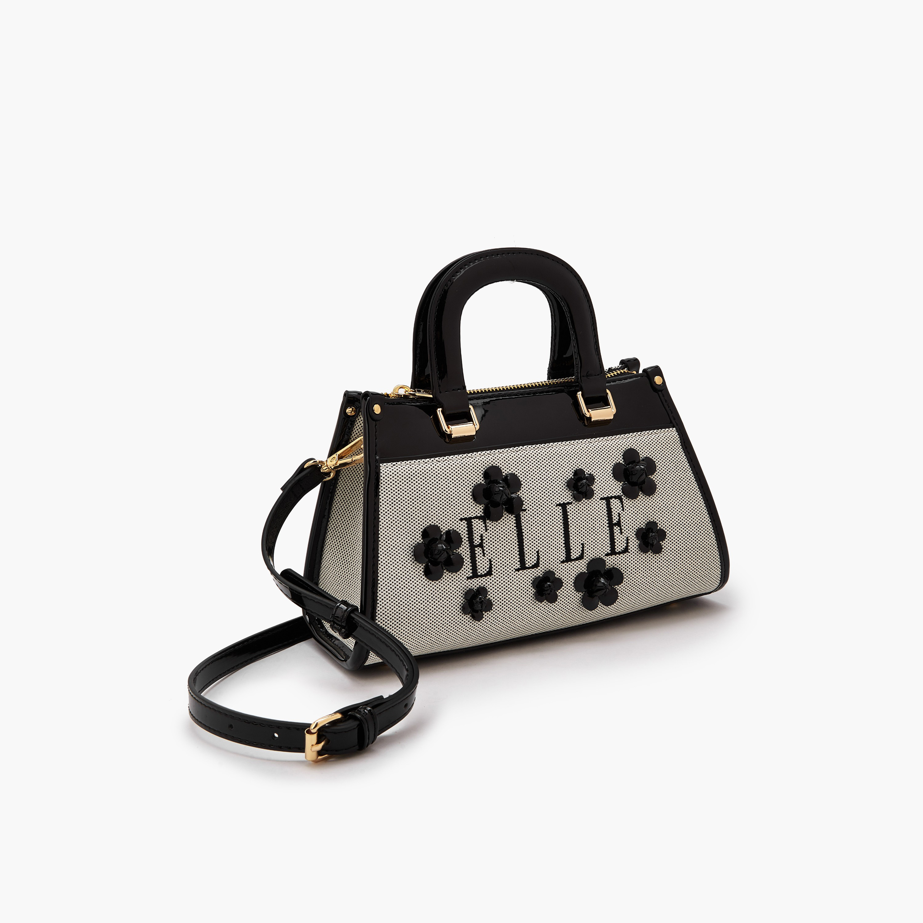 Elle Floral Embellished Tote Bag with Detachable Strap-women-bagsandwallets-handbags-image-4
