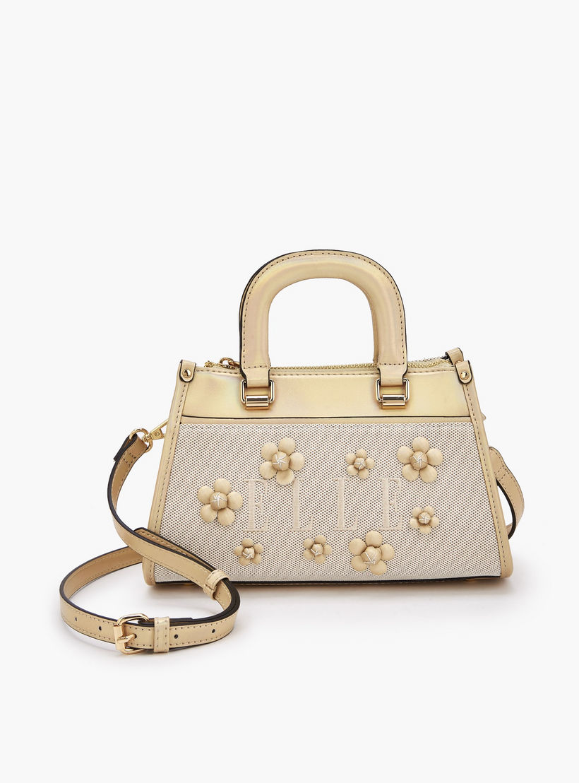 شنطة توتي مزينة بأزهار وحزام قابل للفصل من إيل-women-bagsandwallets-handbags-image-1