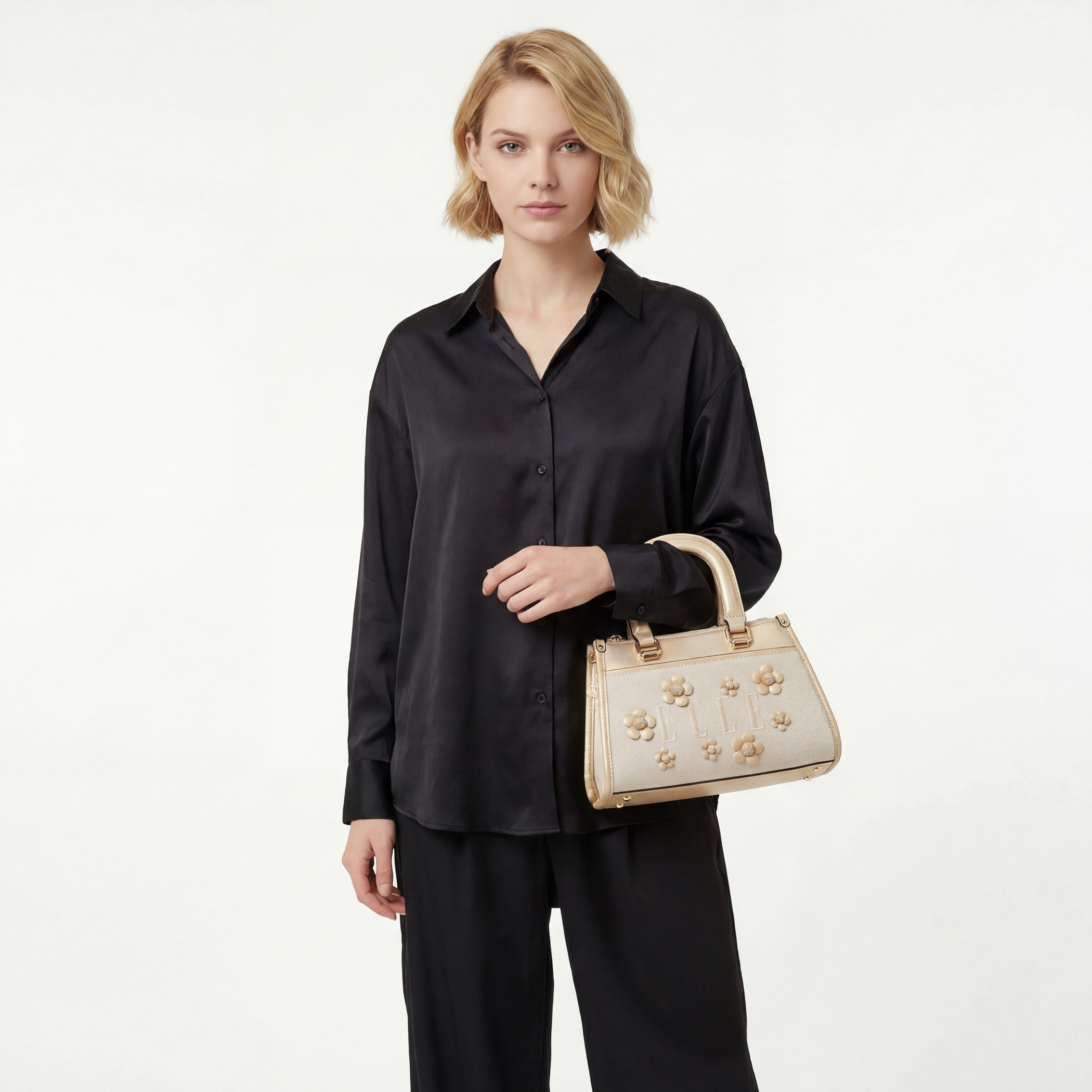 شنطة توتي مزينة بأزهار وحزام قابل للفصل من إيل-women-bagsandwallets-handbags-image-2