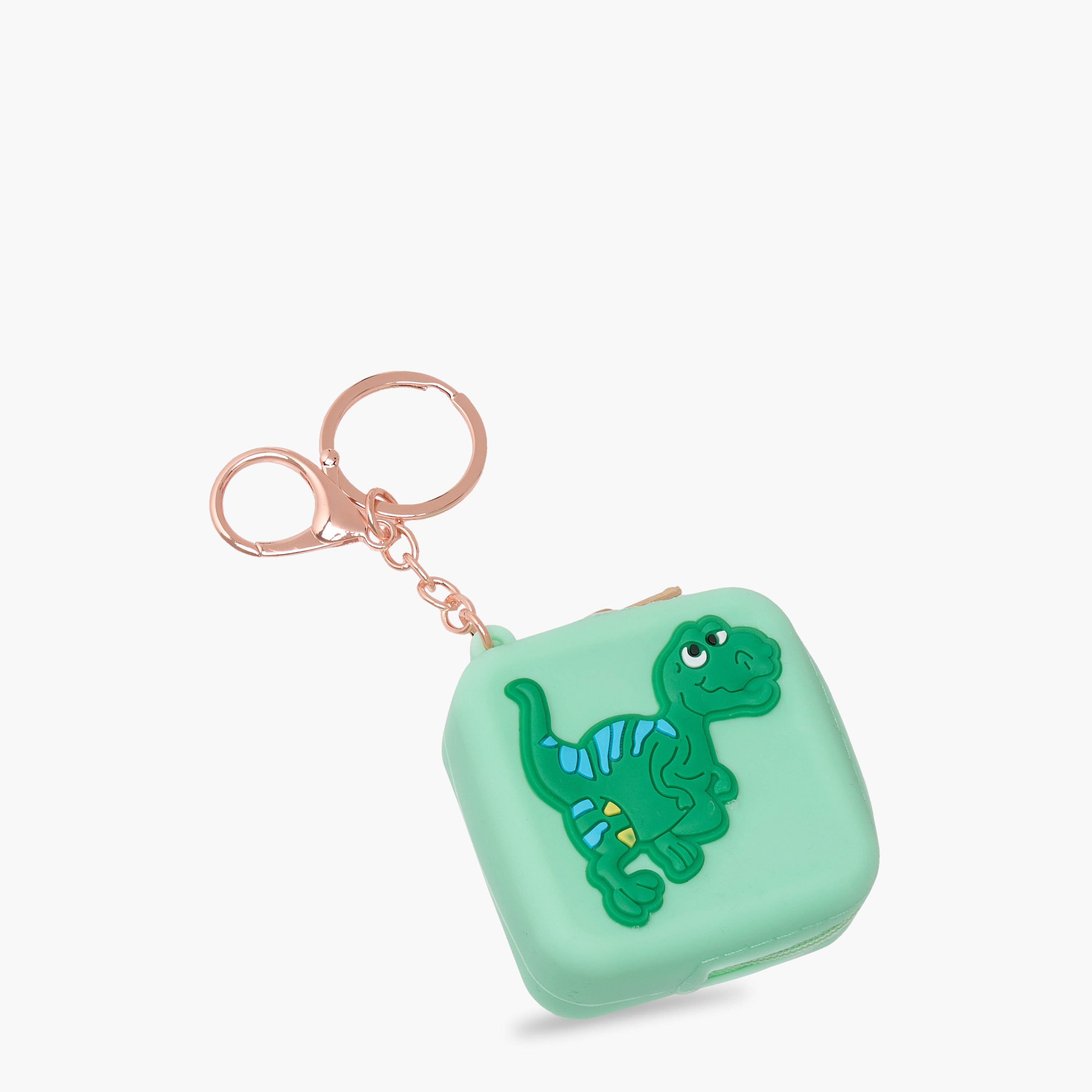 Bag Charm with Dinosaur Embossed Design-girls-accessories-keyringsandbagcharms-image-2