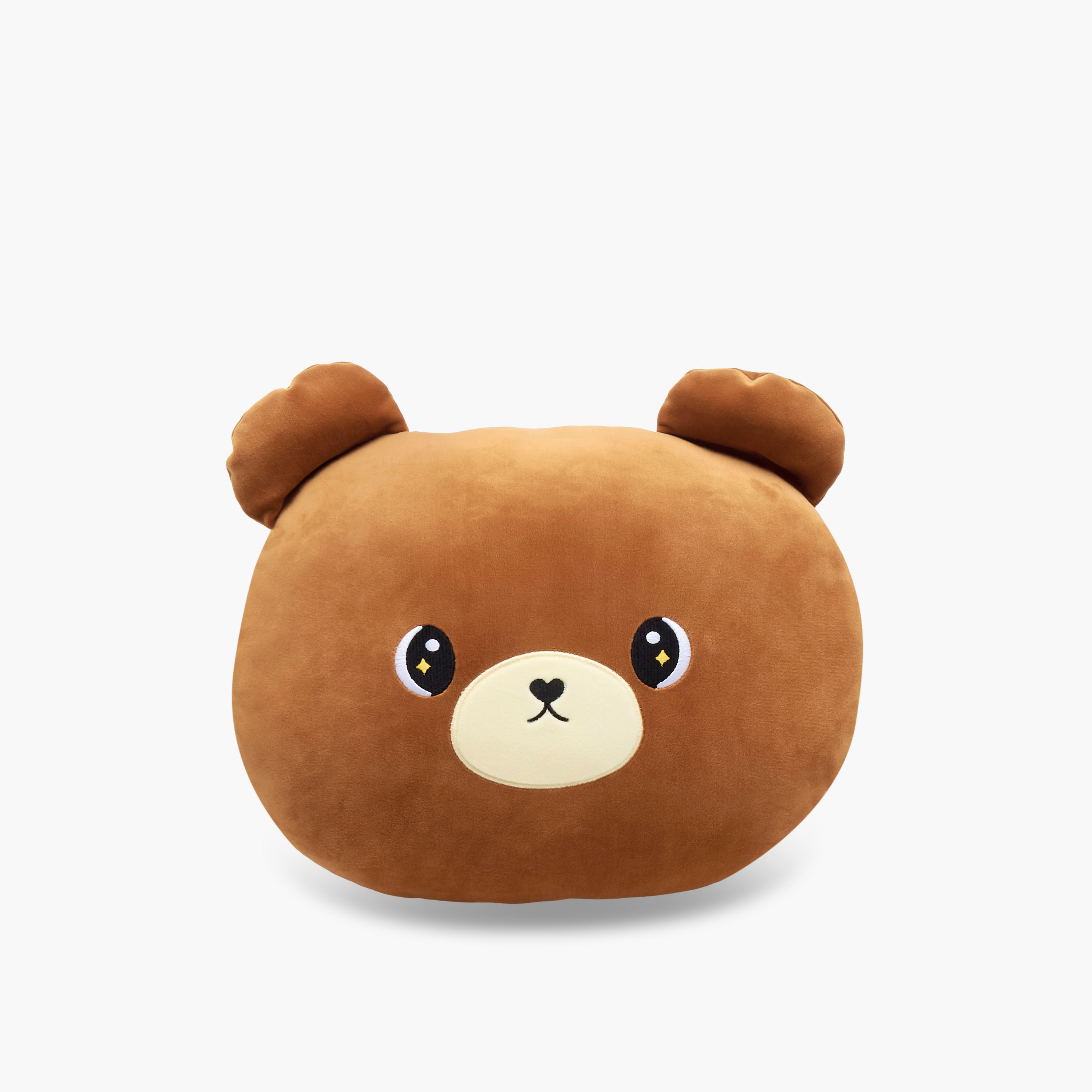 Teddy Bear Plush Cushion - 30x30x12 cms-household-cushionsandthrows-filledcushions-decorativecushions-image-1