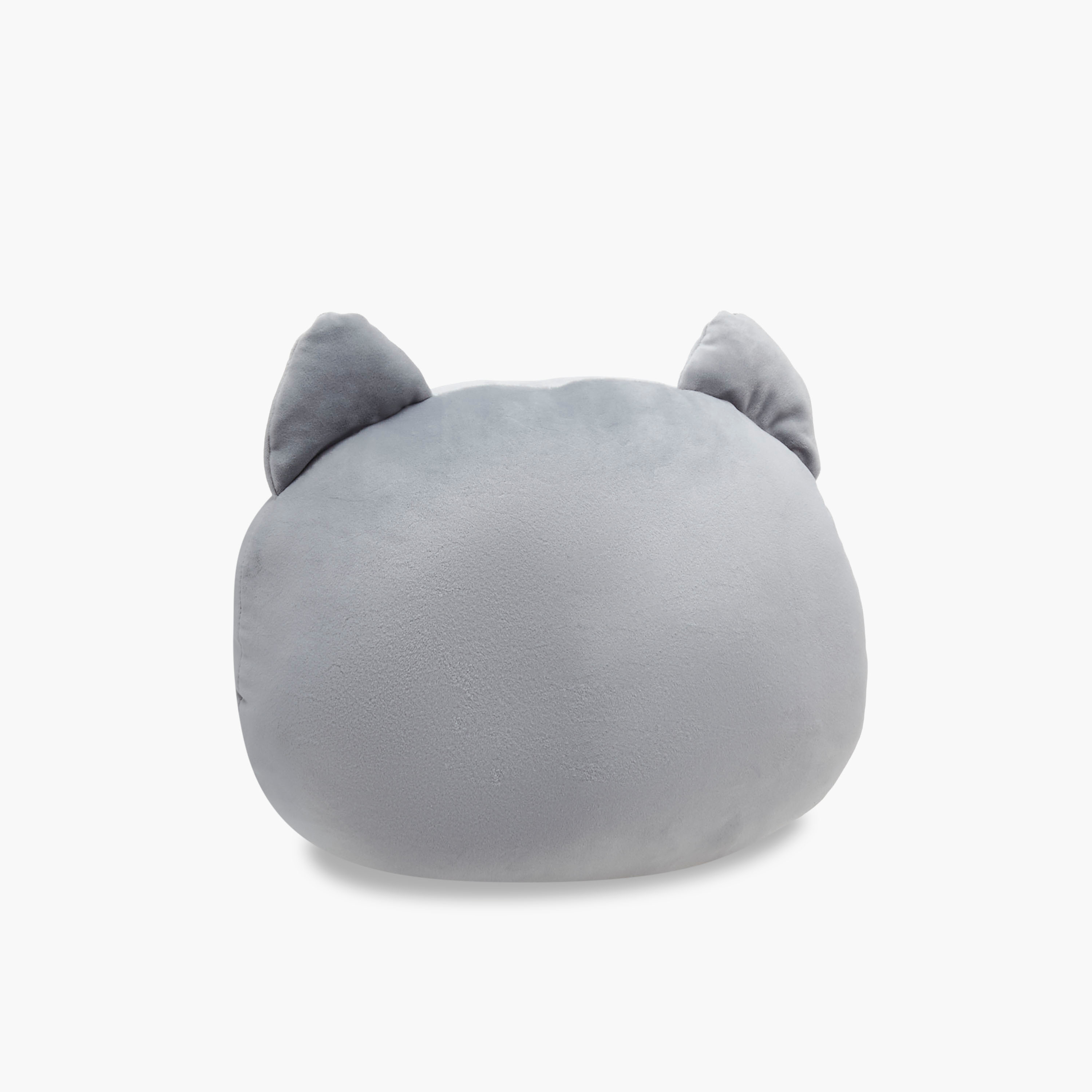 Cat Plush Cushion - 38x30x12 cms-household-cushionsandthrows-filledcushions-decorativecushions-image-3
