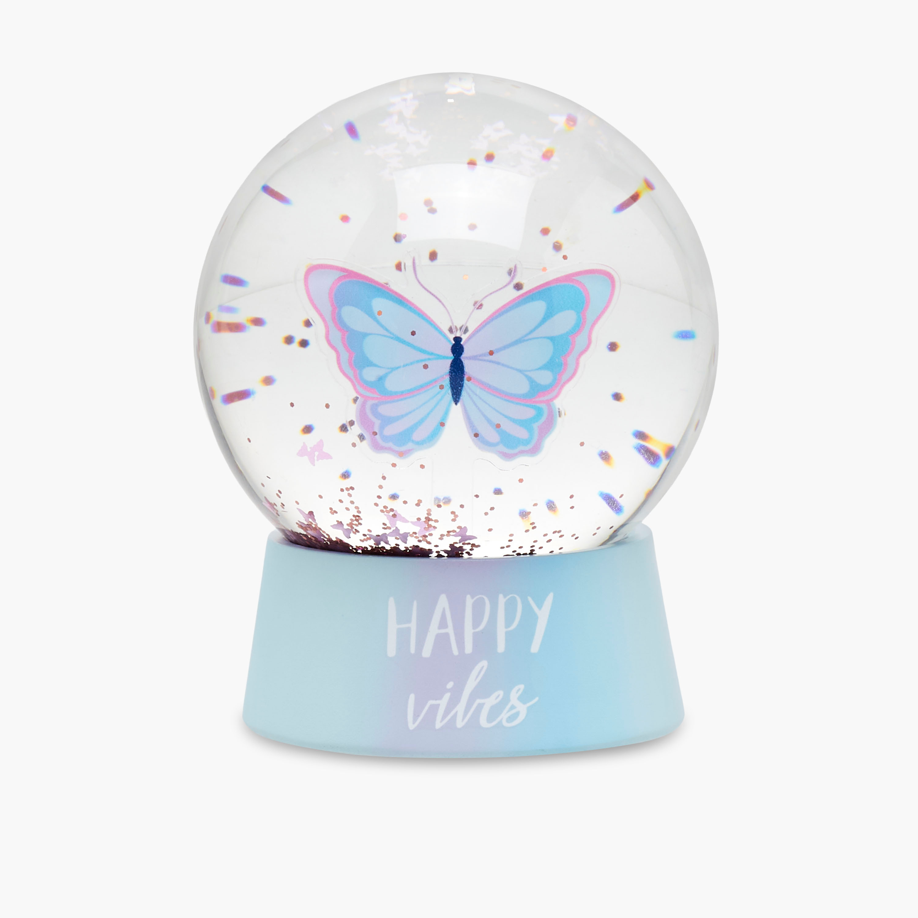 Butterfly Print Water Globe-household-decor-decorativeobjectsandsculptures-image-3