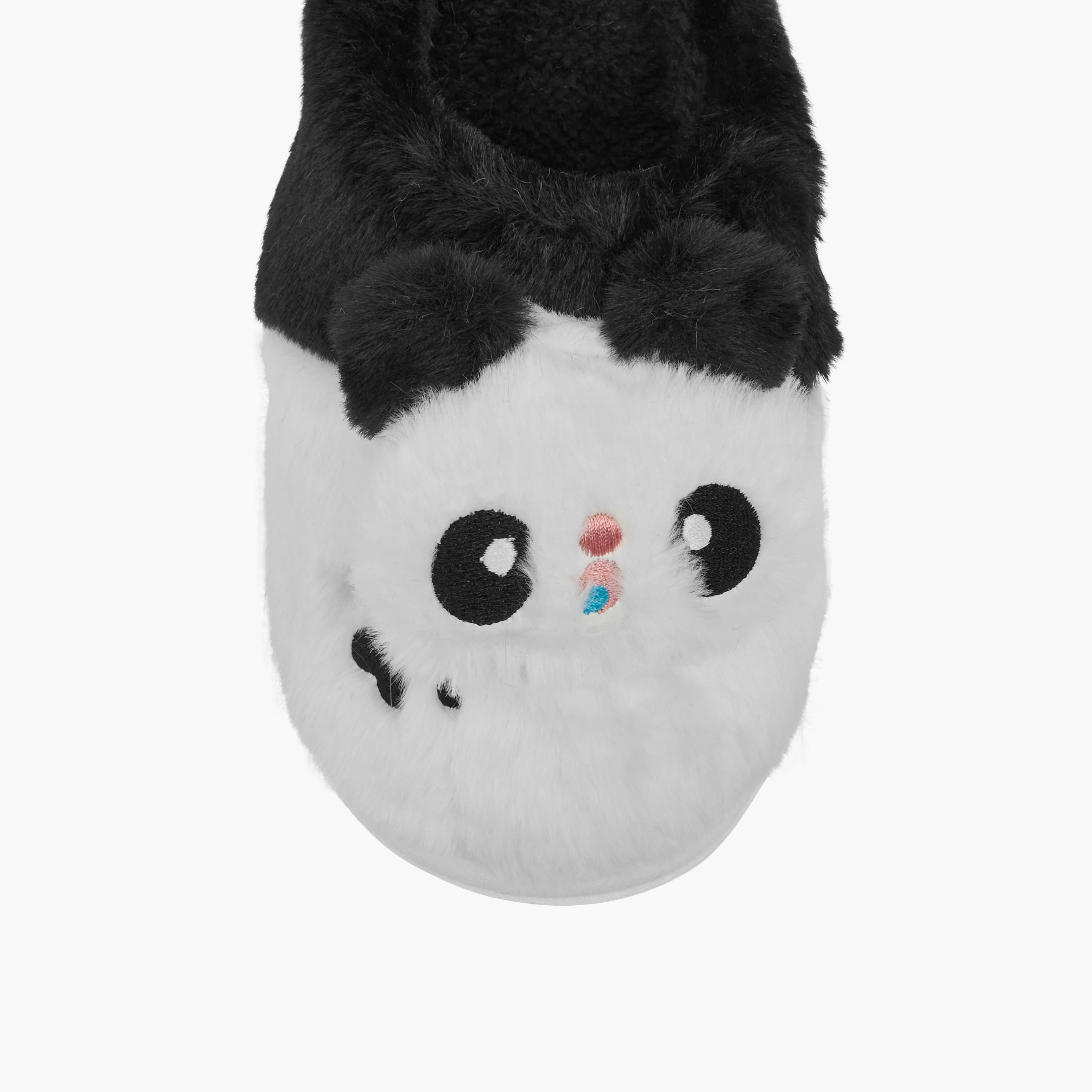 Girls Panda Plush Bedroom Mules-girls-shoes-flipflopsandslides-image-4
