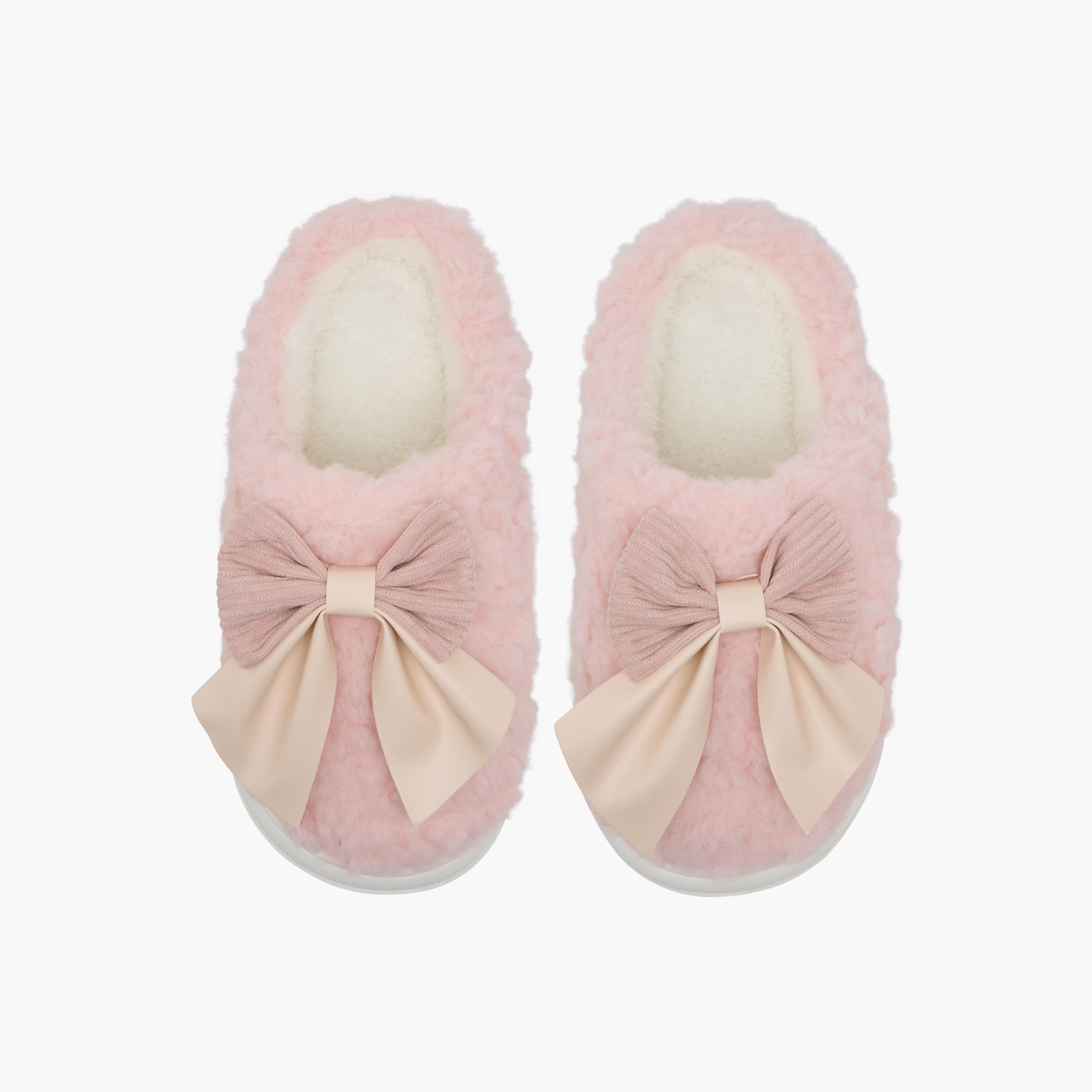 شبشب ميول غرفة نوم مزين بفيونكة للبنات-girls-shoes-flipflopsandslides-image-5