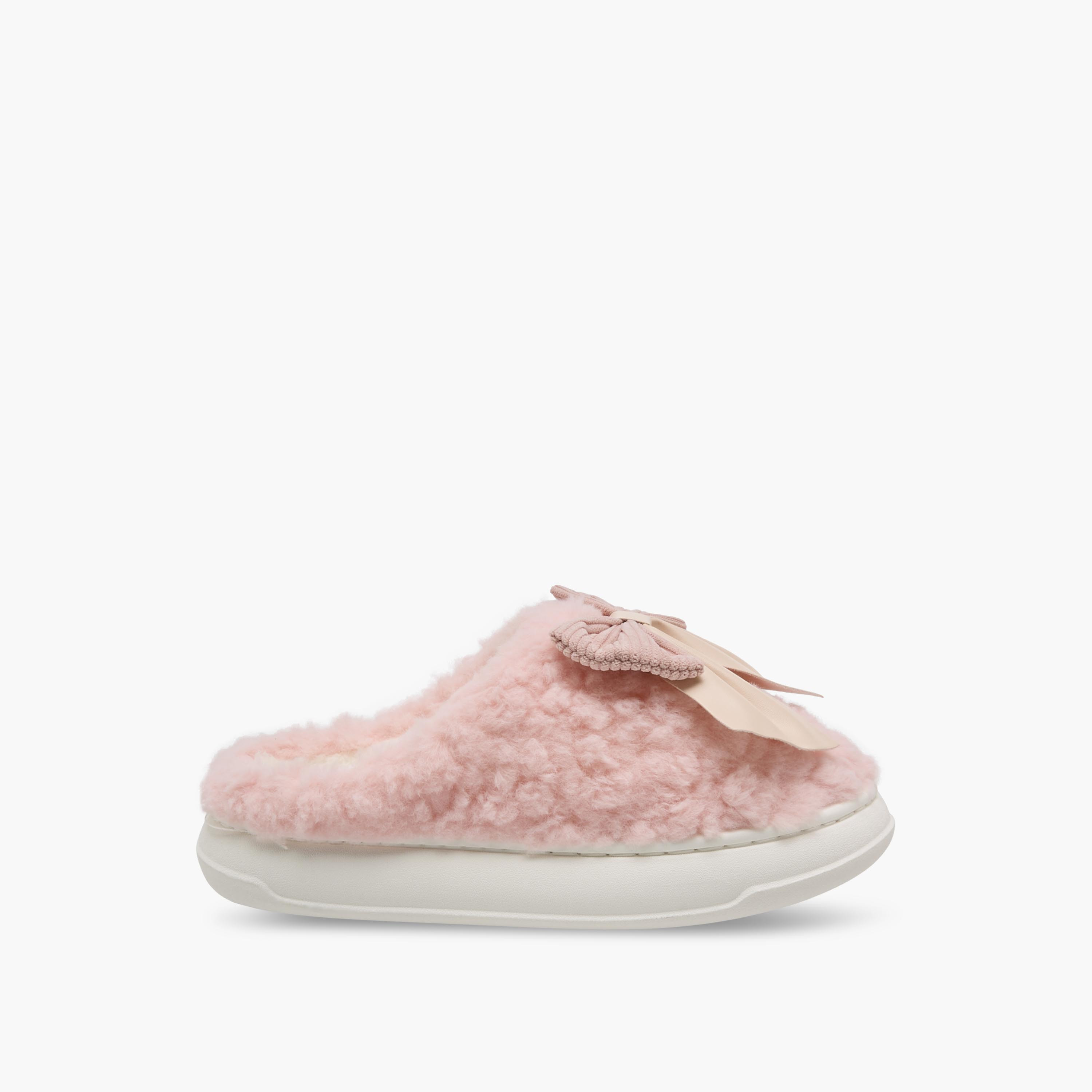 شبشب ميول غرفة نوم مزين بفيونكة للبنات-girls-shoes-flipflopsandslides-image-3