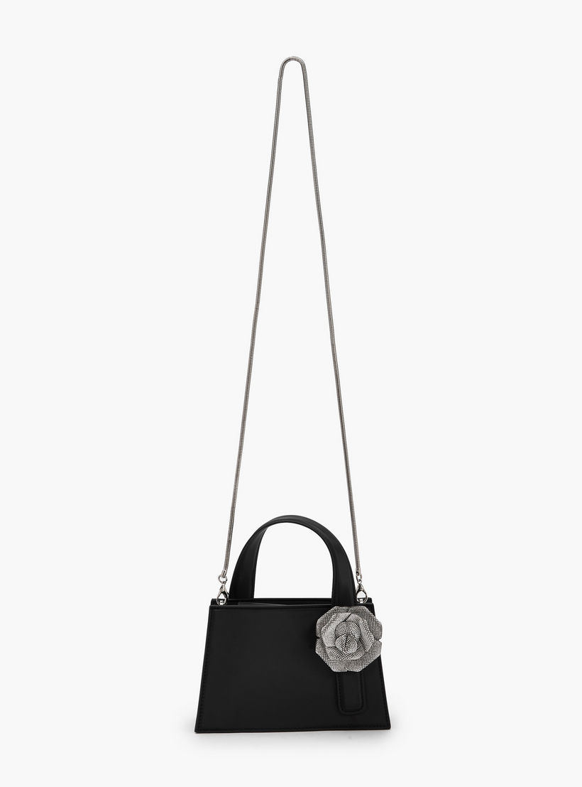 شنطة توتي بتزيينات زهرية وحزام سلسلة من لو كونفورت-women-bagsandwallets-handbags-image-3