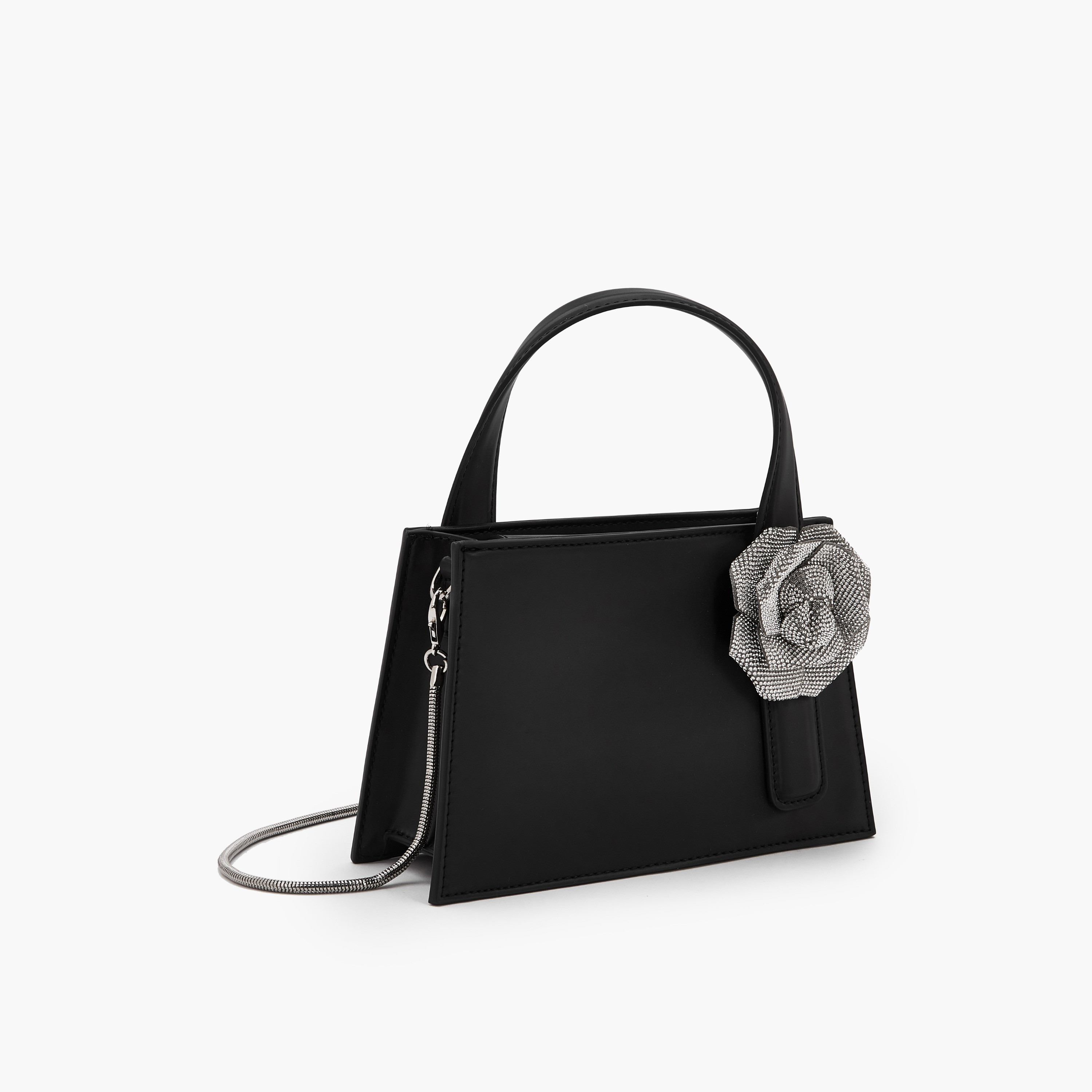 شنطة توتي بتزيينات زهرية وحزام سلسلة من لو كونفورت-women-bagsandwallets-handbags-image-4
