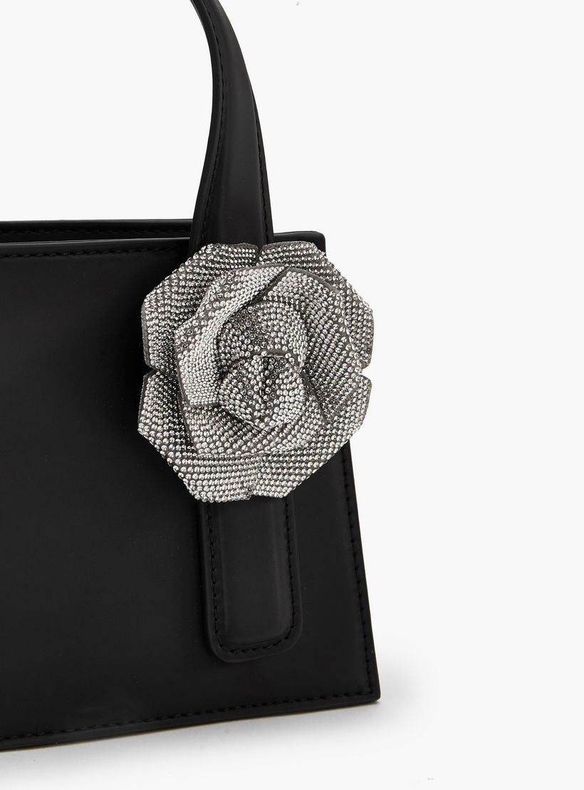 شنطة توتي بتزيينات زهرية وحزام سلسلة من لو كونفورت-women-bagsandwallets-handbags-image-5