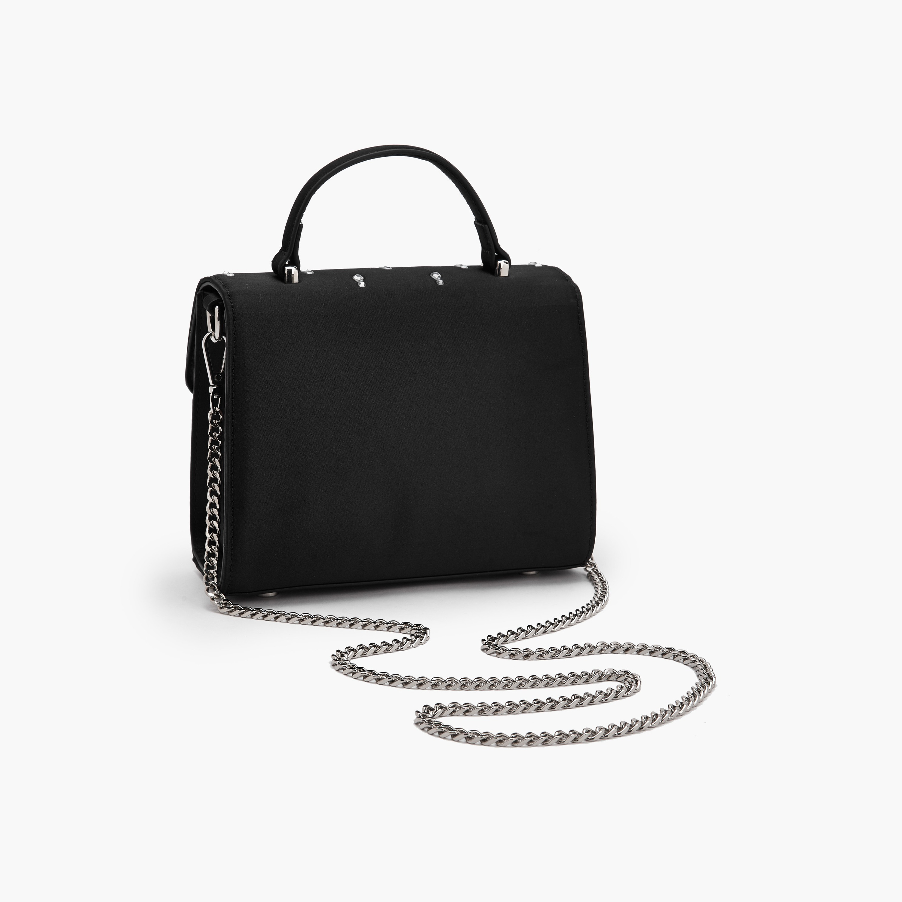 Celeste Embellished Satchel Bag with Chain Strap-women-bagsandwallets-handbags-image-5