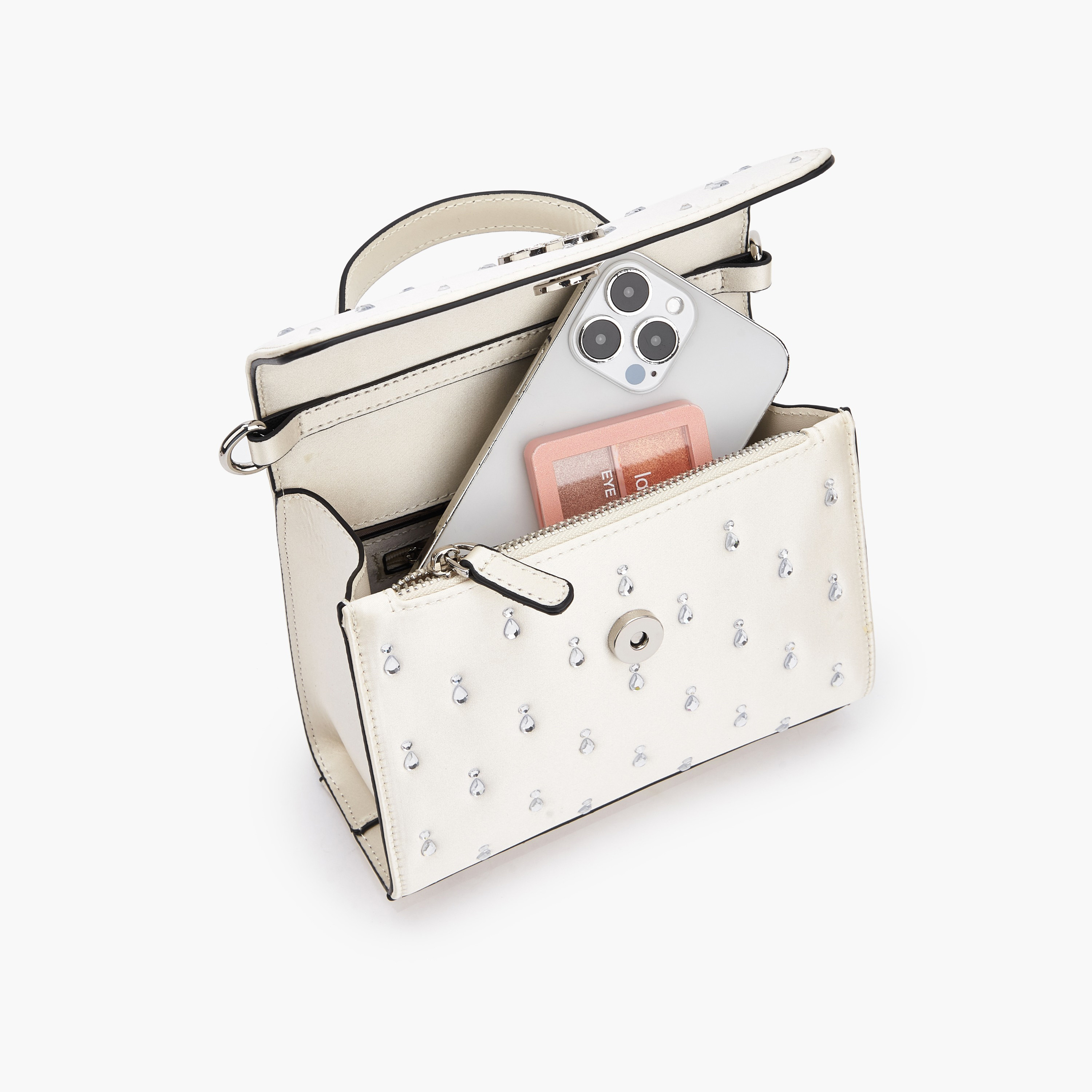 Celeste Embellished Satchel Bag with Chain Strap-women-bagsandwallets-handbags-image-9