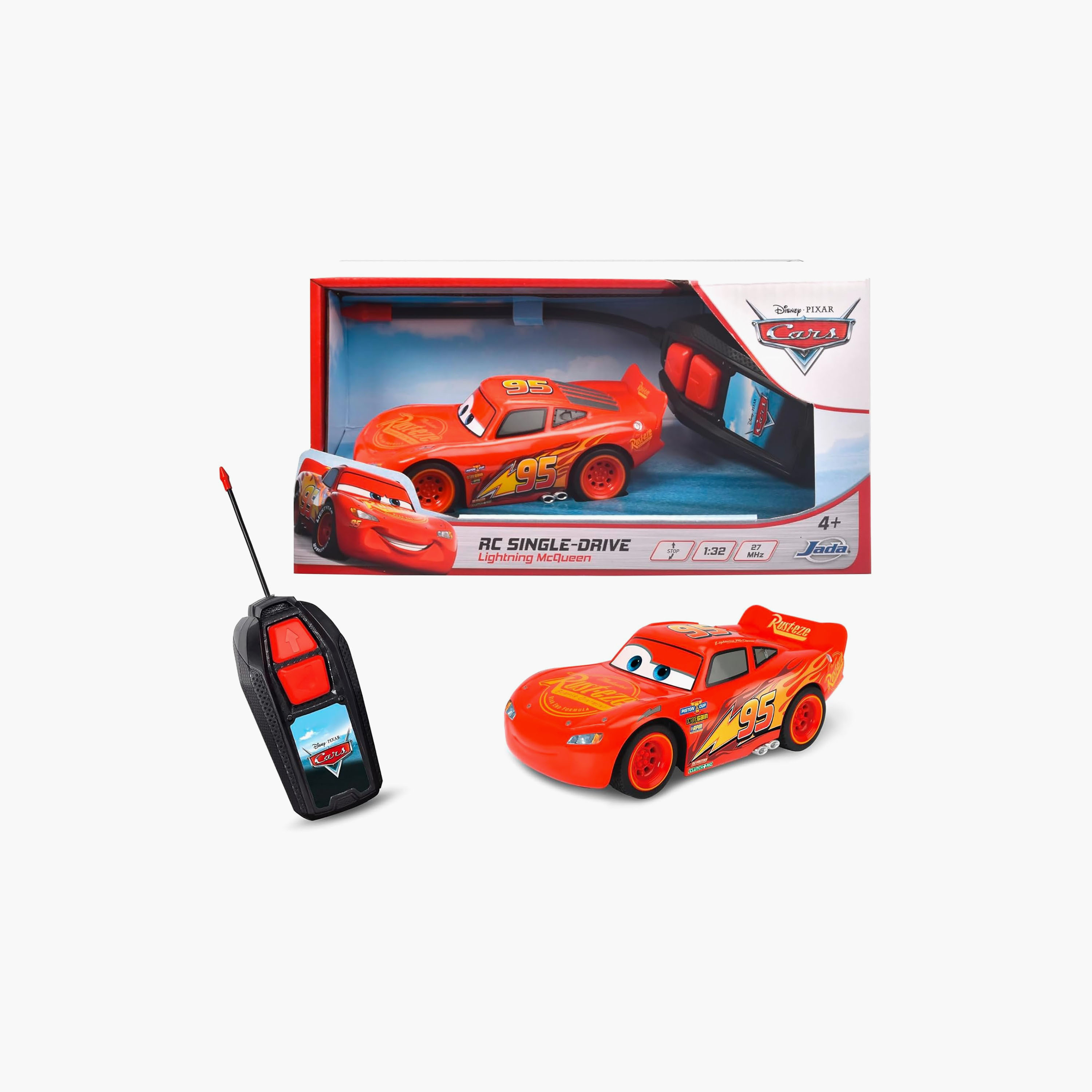 Jada Lightning McQueen Remote Control Car-toys-remotecontrolledvehicles-rcvehicles-image-6