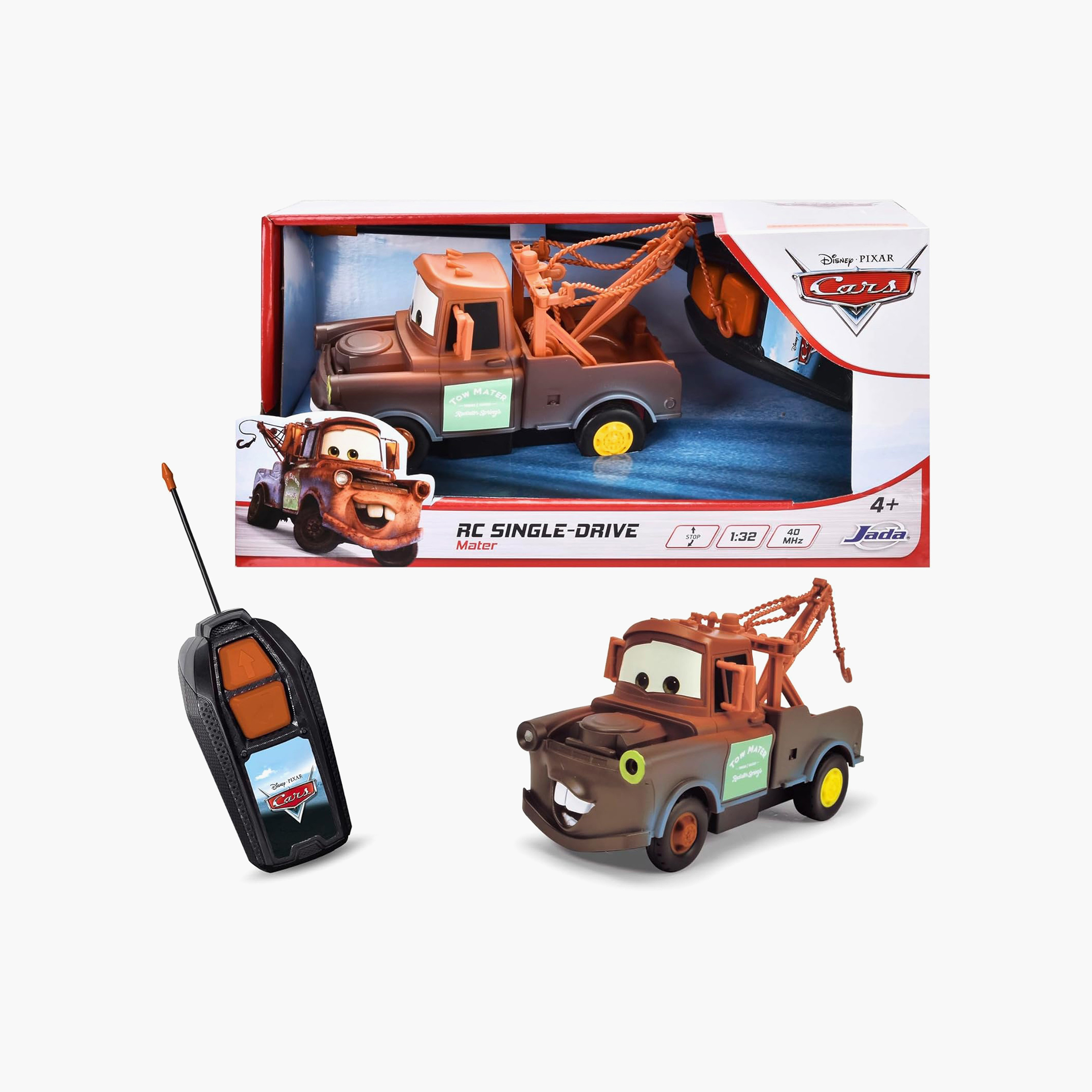 Jada Cars 1:32 Single-Drive Mater Remote Control Toy Vehicle-toys-remotecontrolledvehicles-rccars-image-1