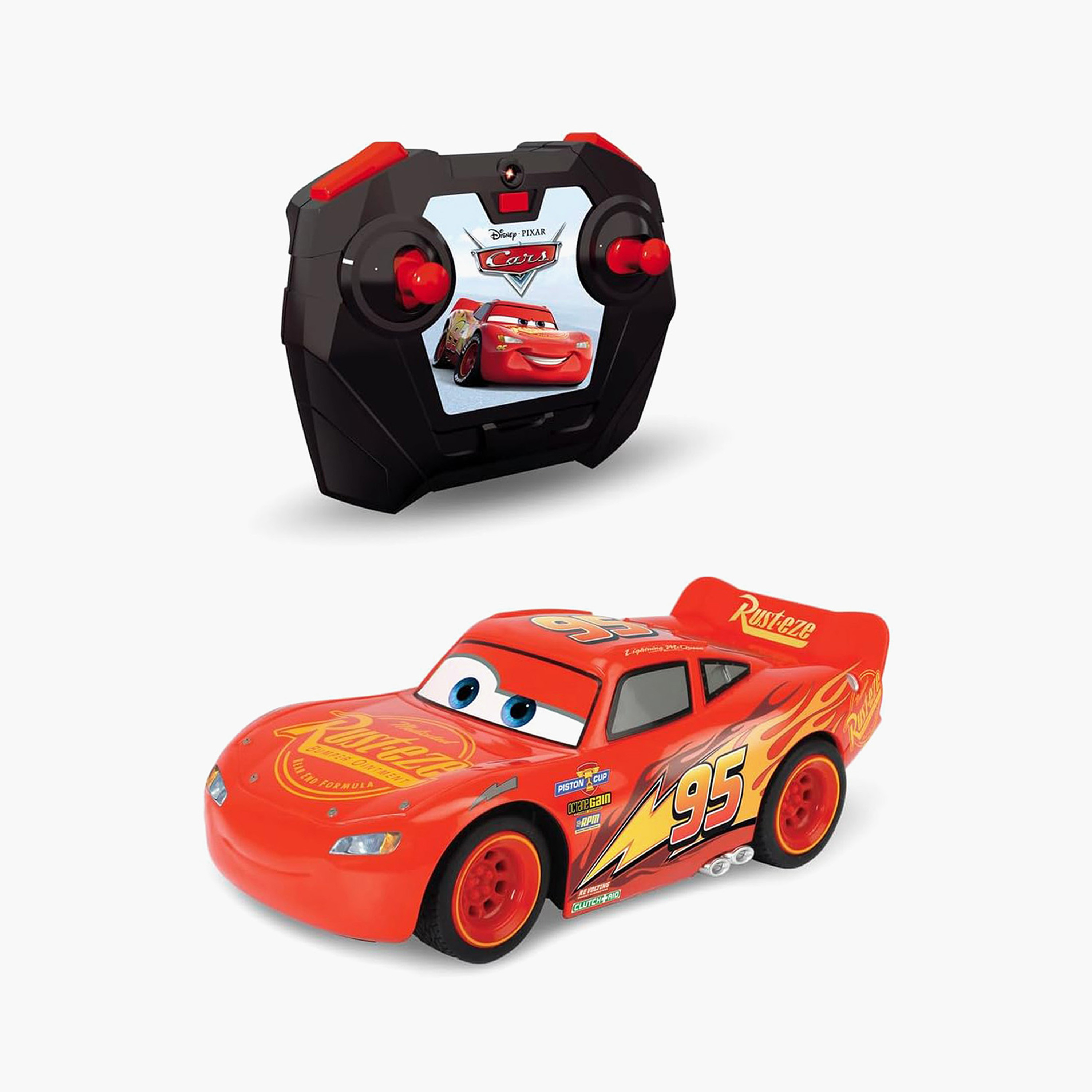 Jada Cars 1:24 Remote Control Lightning McQueen Turbo Racer Vehicle-toys-remotecontrolledvehicles-rccars-image-1