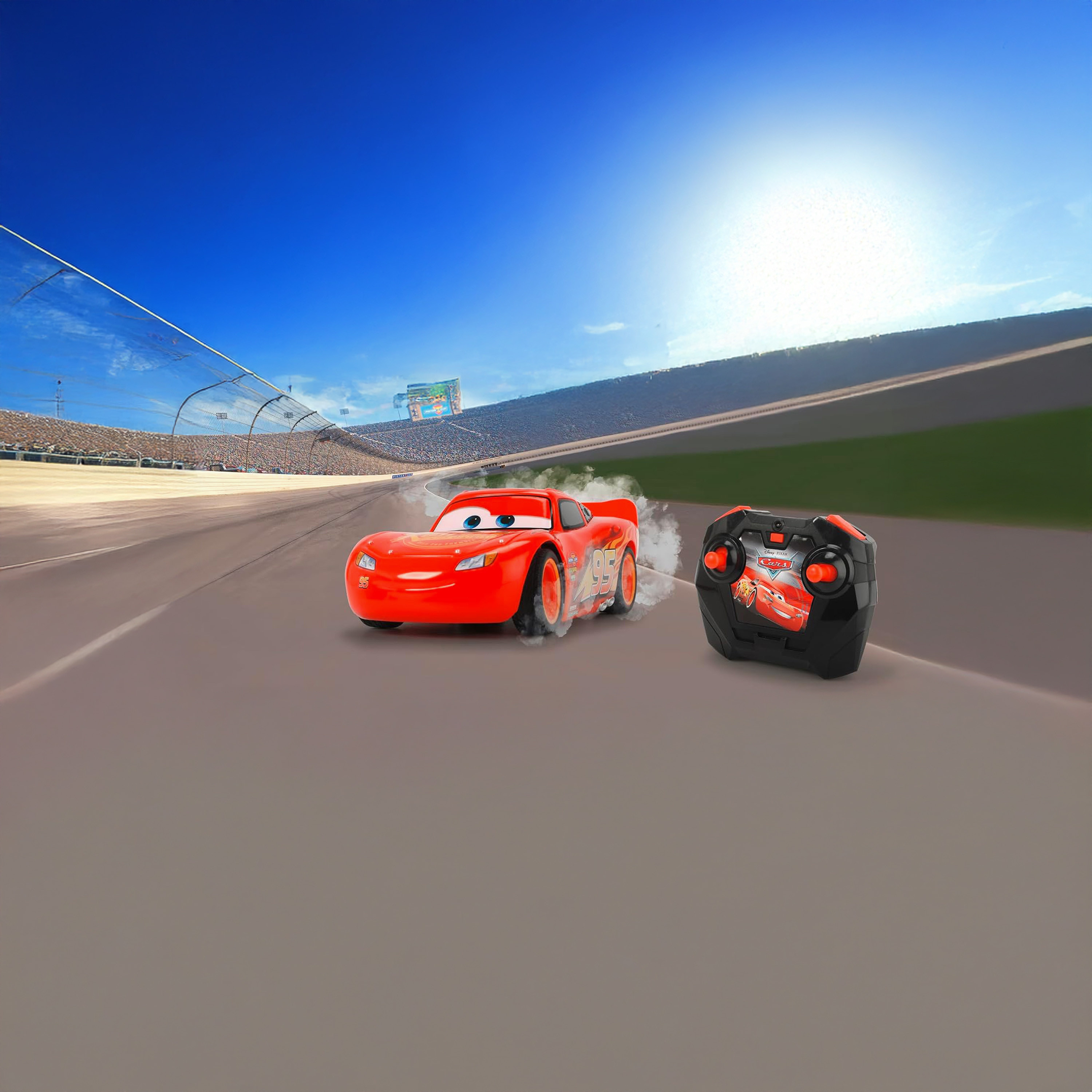 Jada Cars 1:24 Remote Control Lightning McQueen Turbo Racer Vehicle-toys-remotecontrolledvehicles-rccars-image-4