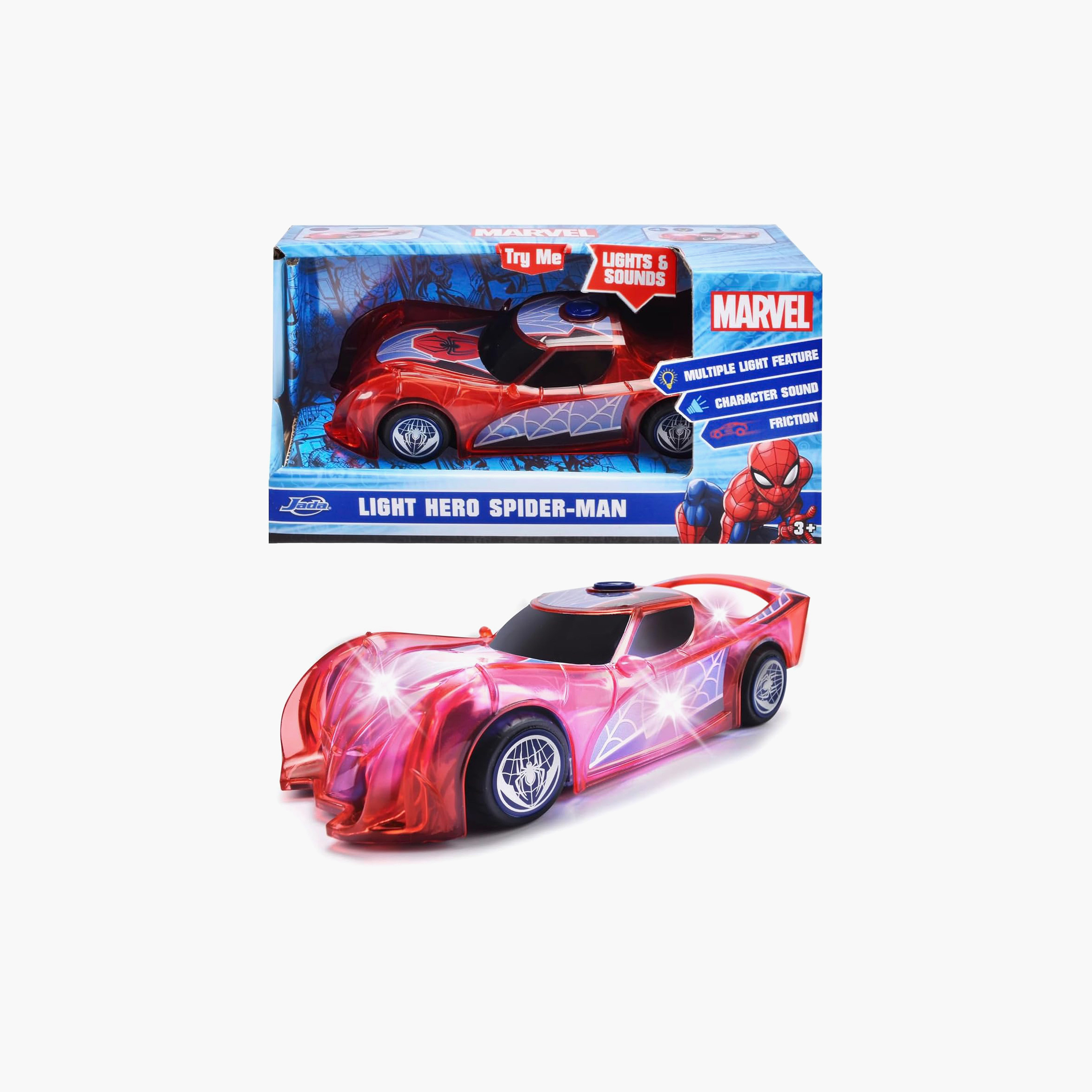 Jada 1:32 Light Hero Spider-Man Toy Vehicle-toys-remotecontrolledvehicles-rccars-image-5