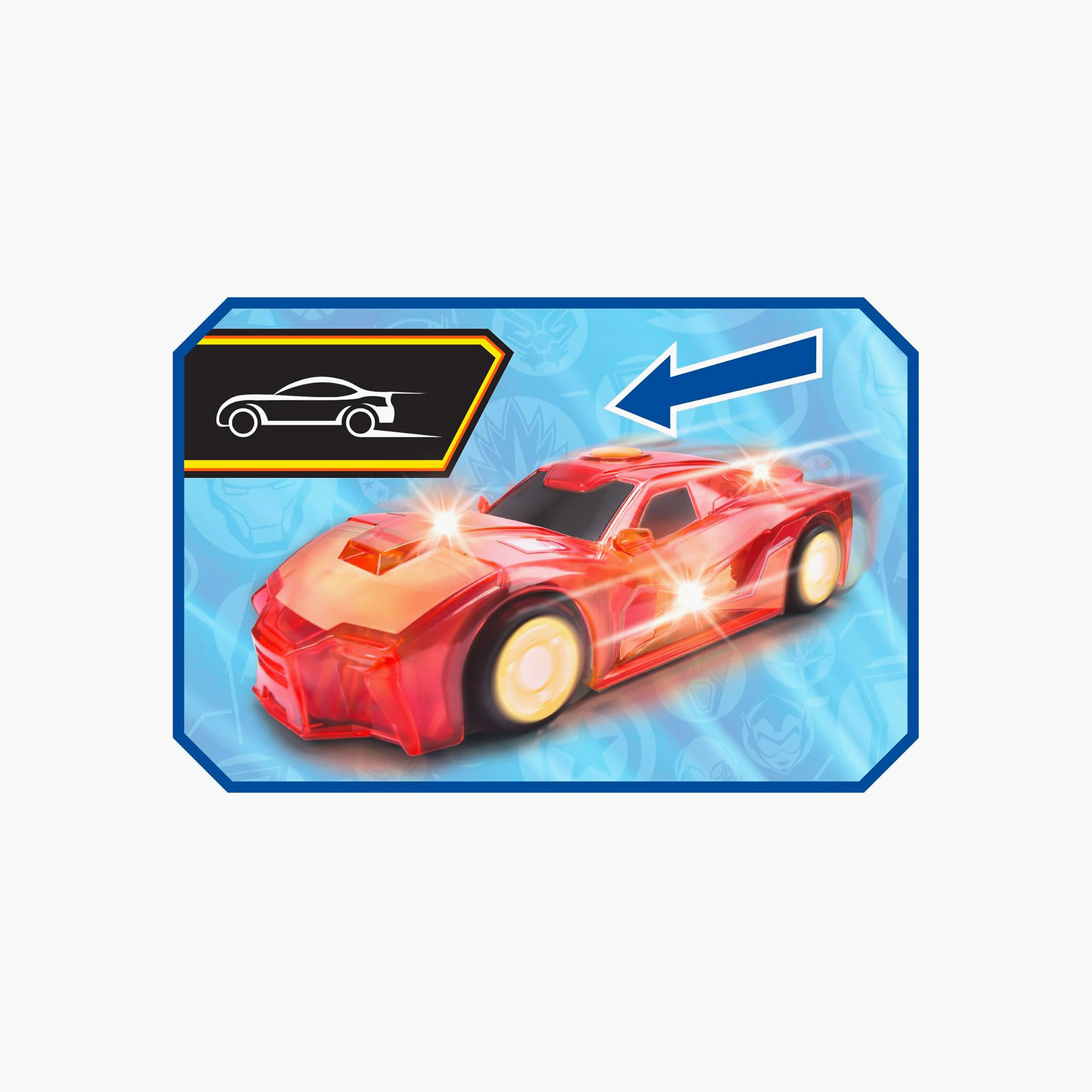 Jada Marvel 1:32 Light Hero Iron Man Toy-toys-remotecontrolledvehicles-rccars-image-4