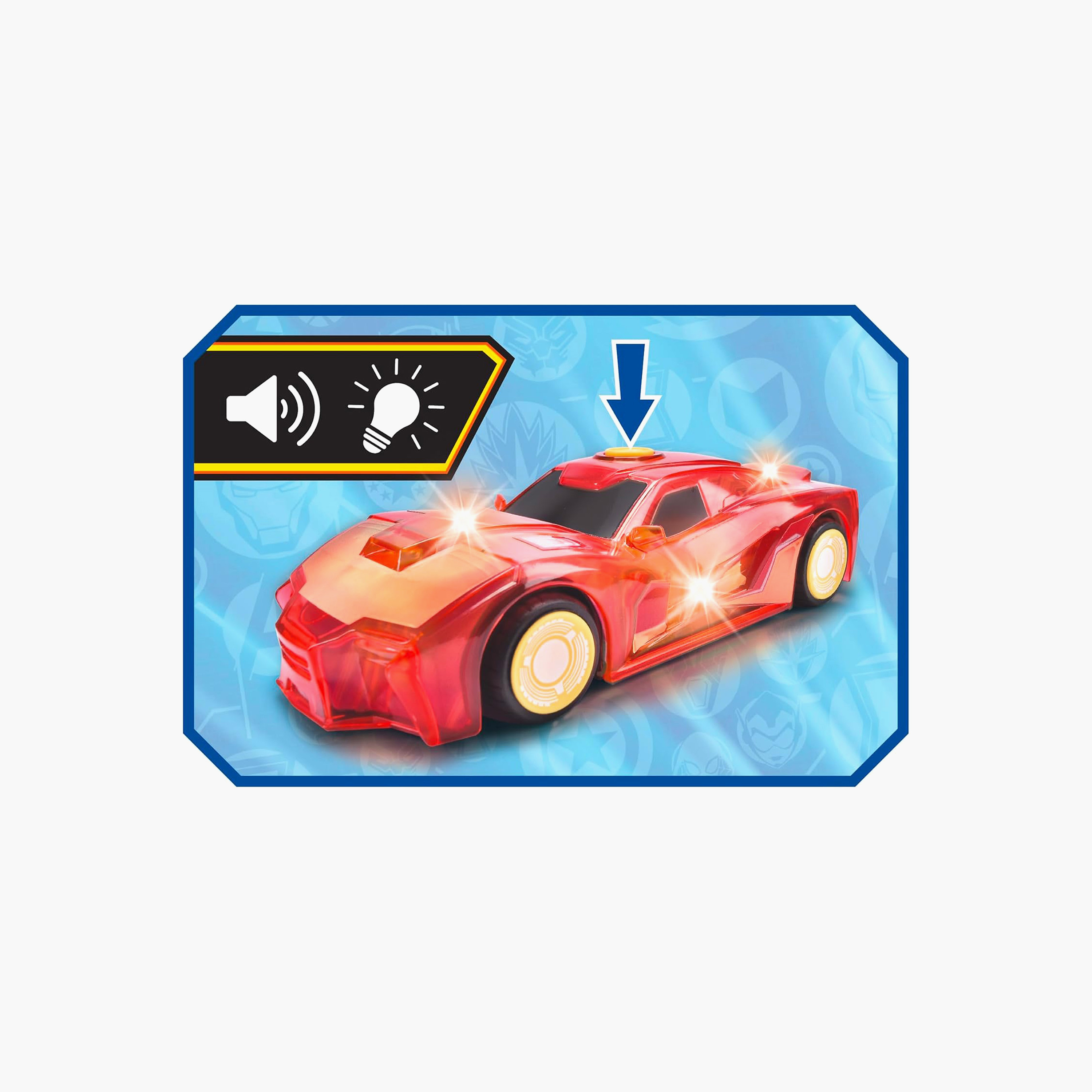 Jada Marvel 1:32 Light Hero Iron Man Toy-toys-remotecontrolledvehicles-rccars-image-5