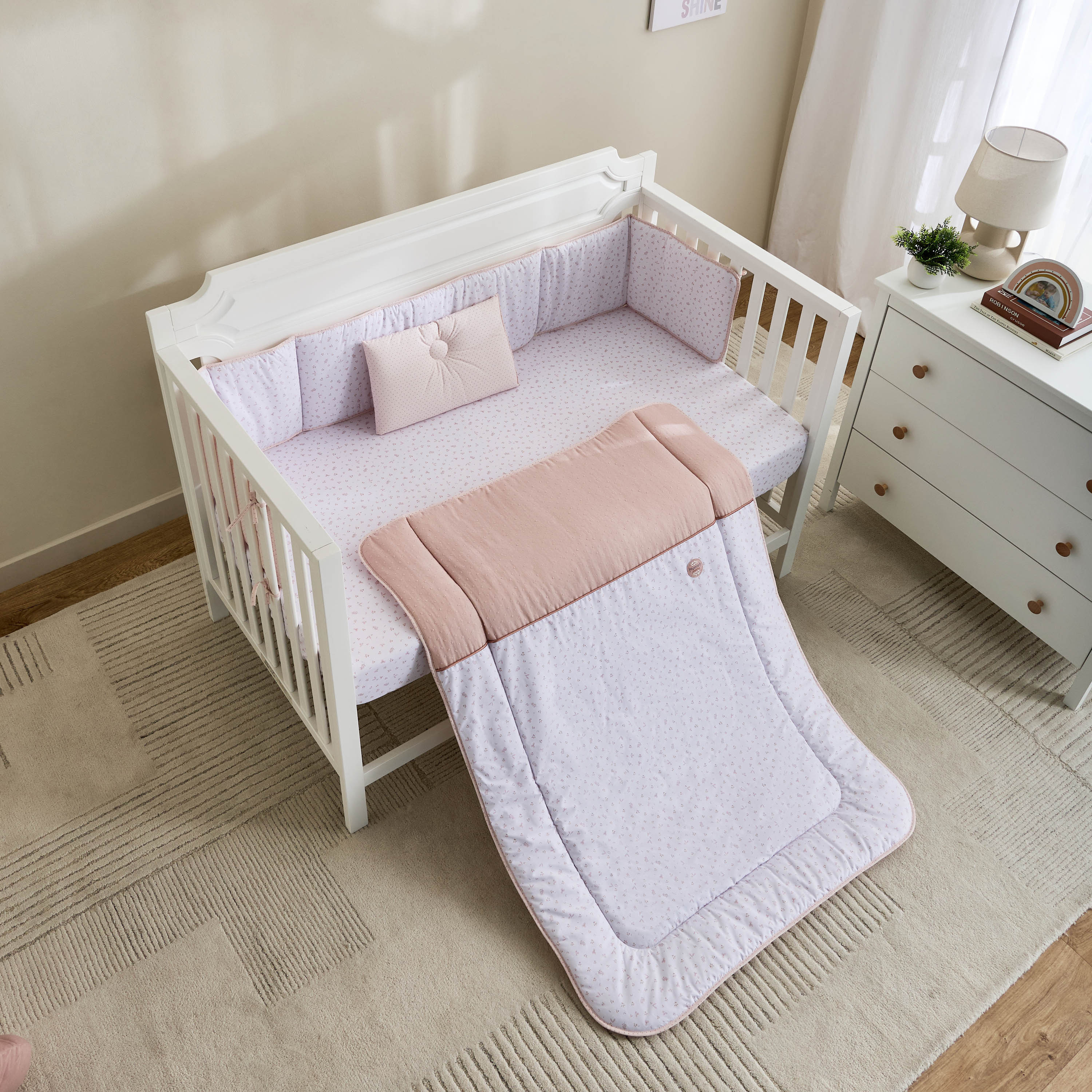 Cambrass Plumeti Baby Bedding Set with Print, 70x130 cm-baby-nursery-babybedding-image-4