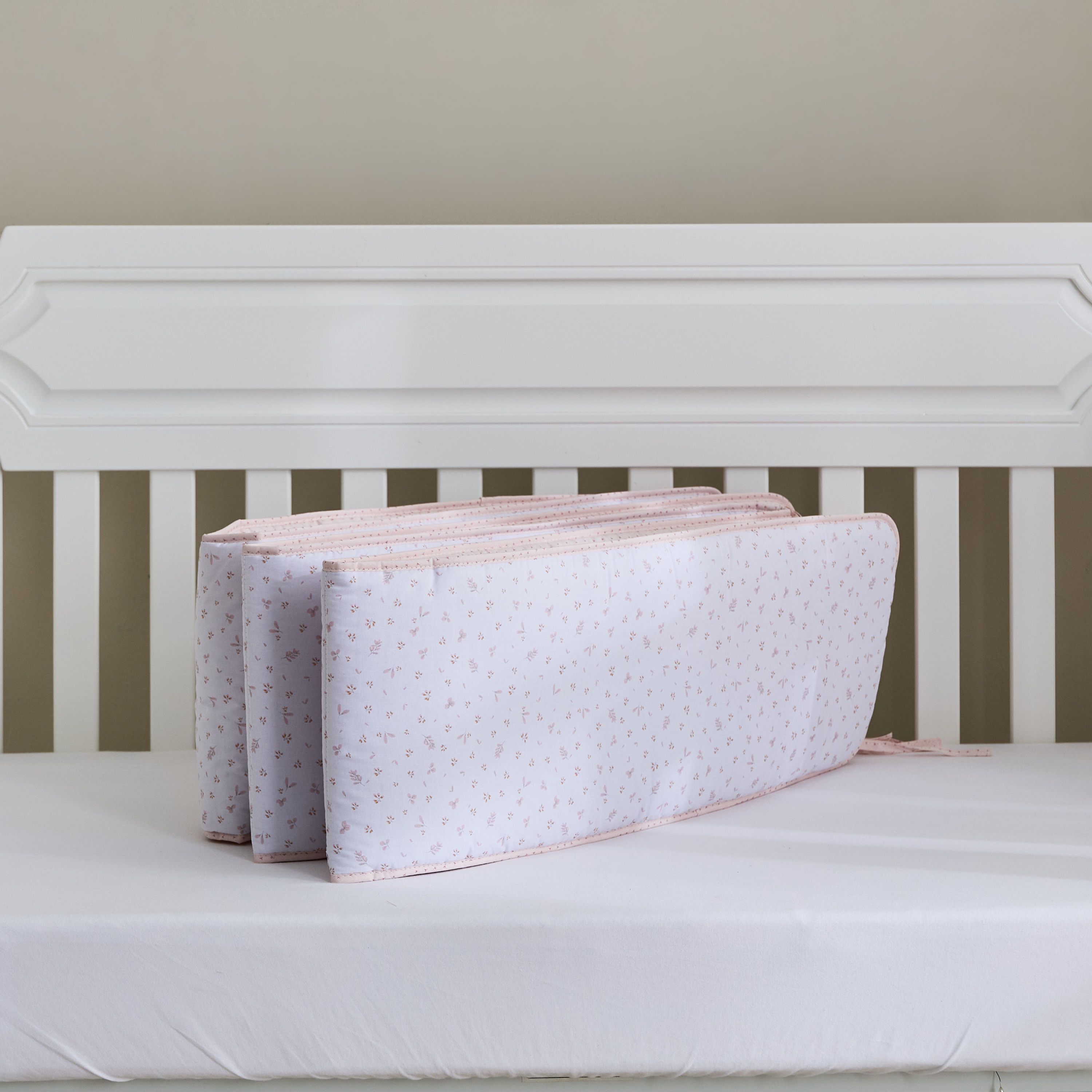 Cambrass Baby Cot Bumper Set with Print, 400x30 cm-baby-nursery-babybedding-image-4