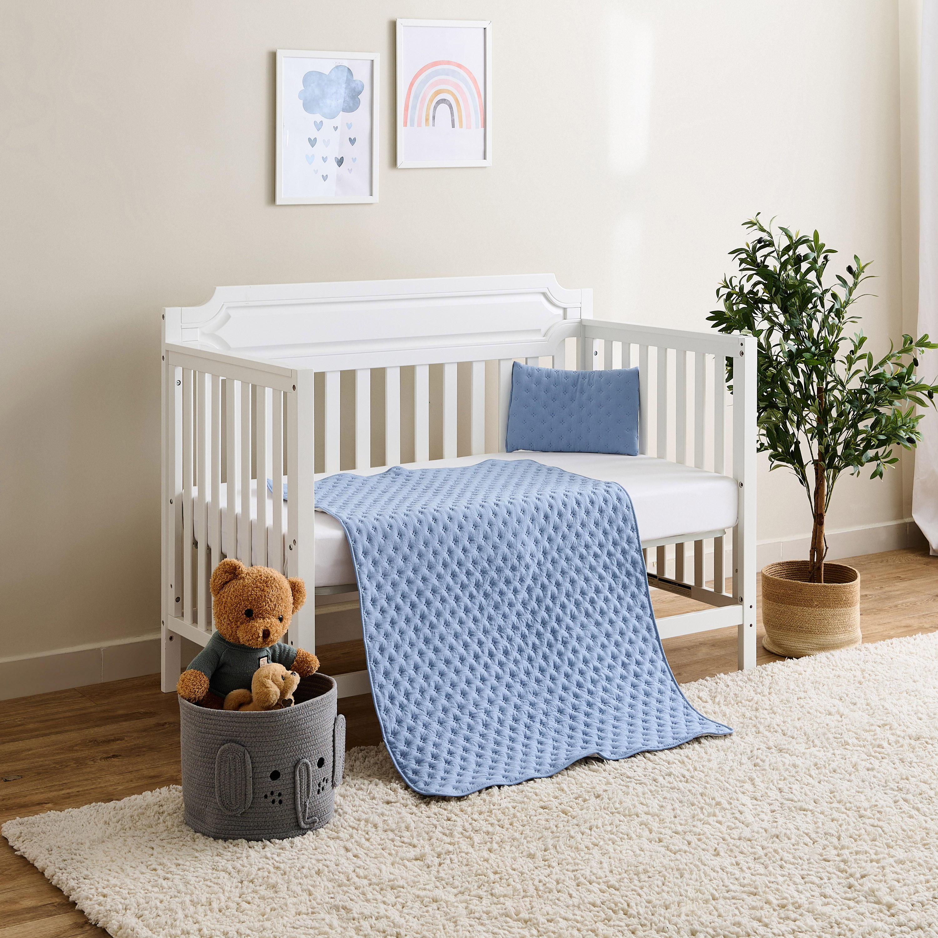 Cambrass Baby Bedding Set with Quilted Design, 100x130 cm-baby-nursery-babybedding-image-7