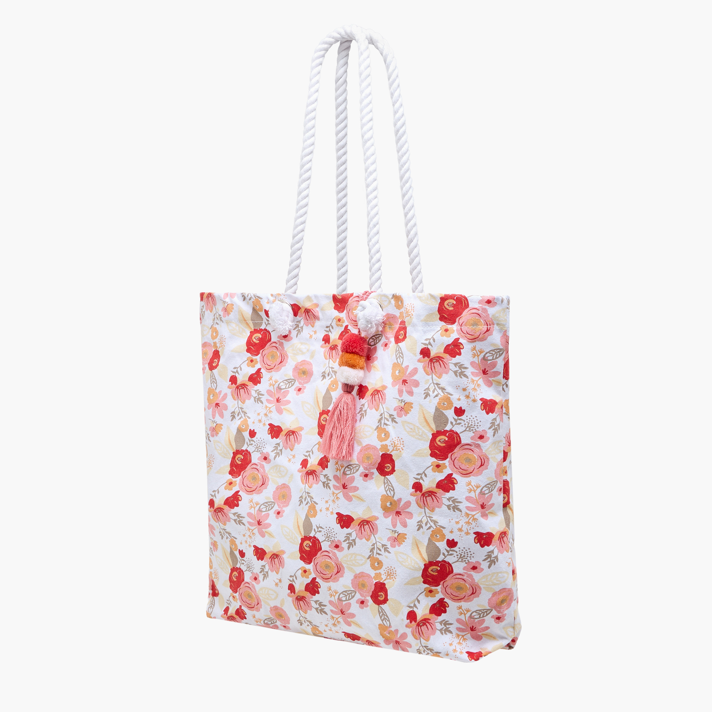 Floral Print Tote Bag with Double Handle-women-bagsandwallets-handbags-image-3