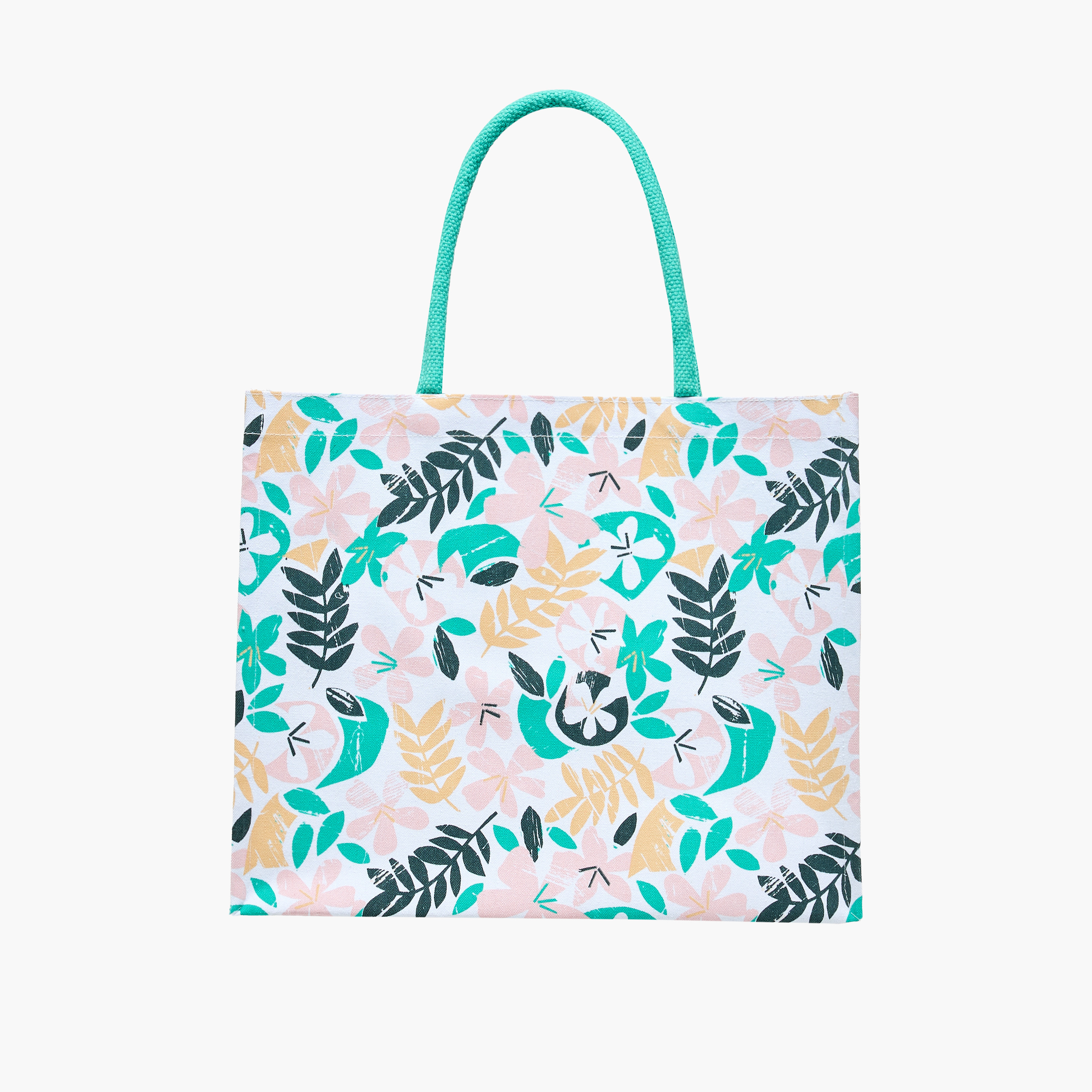 شنطة توت بمقبض مزدوج وطبعات زهرية-women-bagsandwallets-handbags-image-1